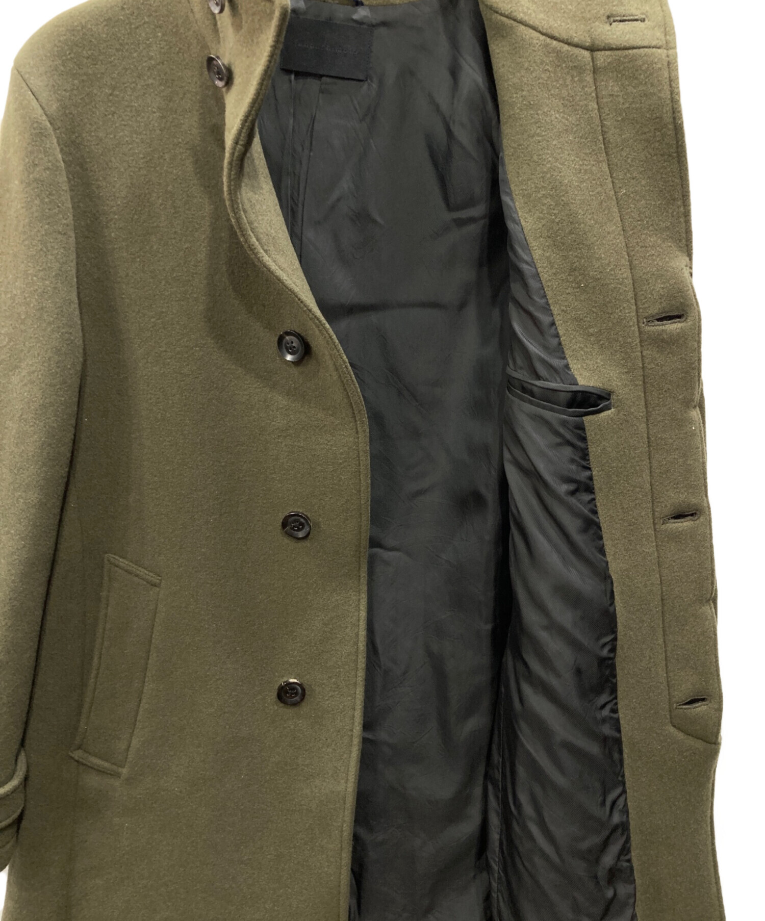 中古・古着通販】Junhashimoto (ジュンハシモト) スタンドカラーコート