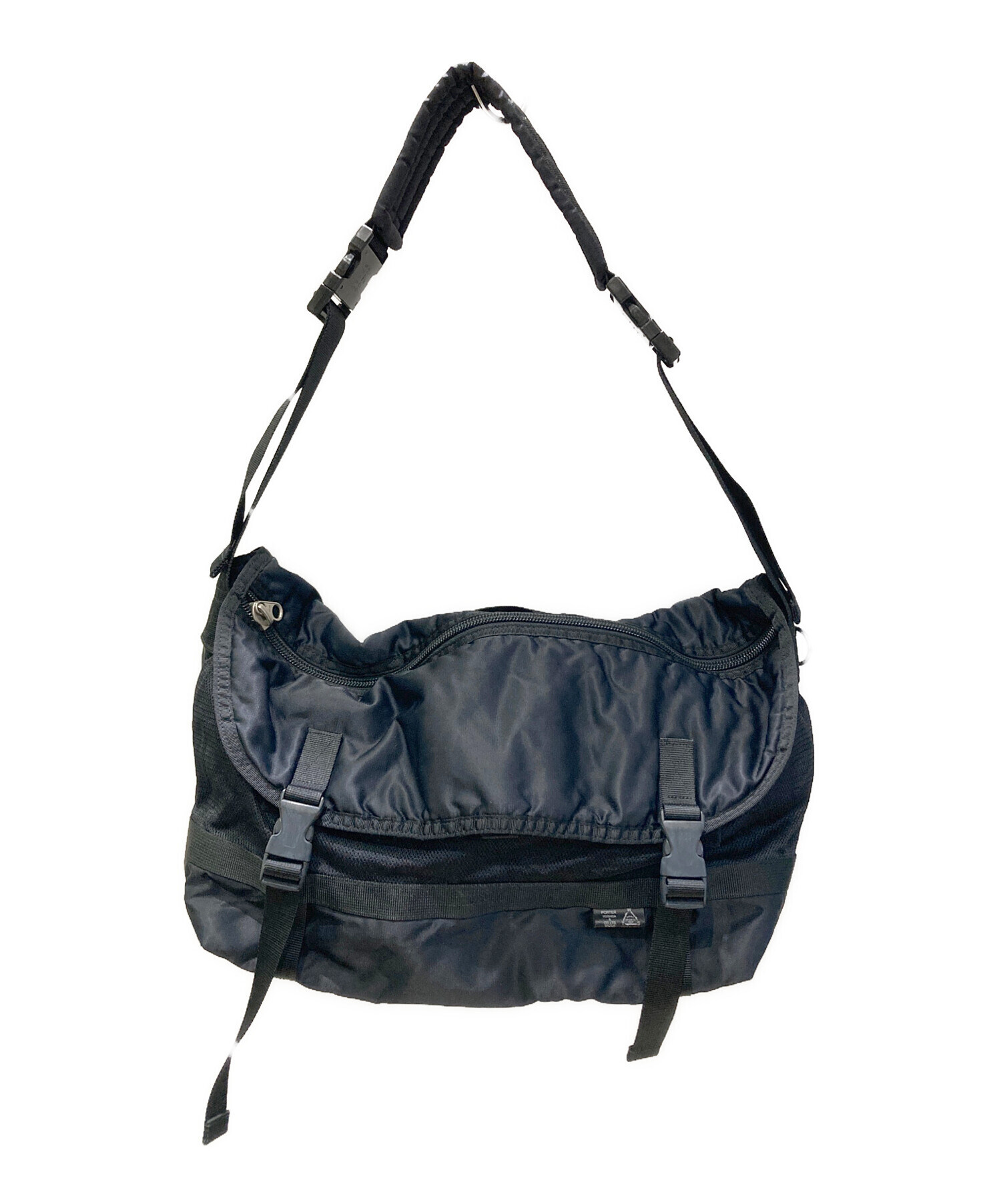 中古・古着通販】PORTER (ポーター) メッセンジャーバッグ ブラック