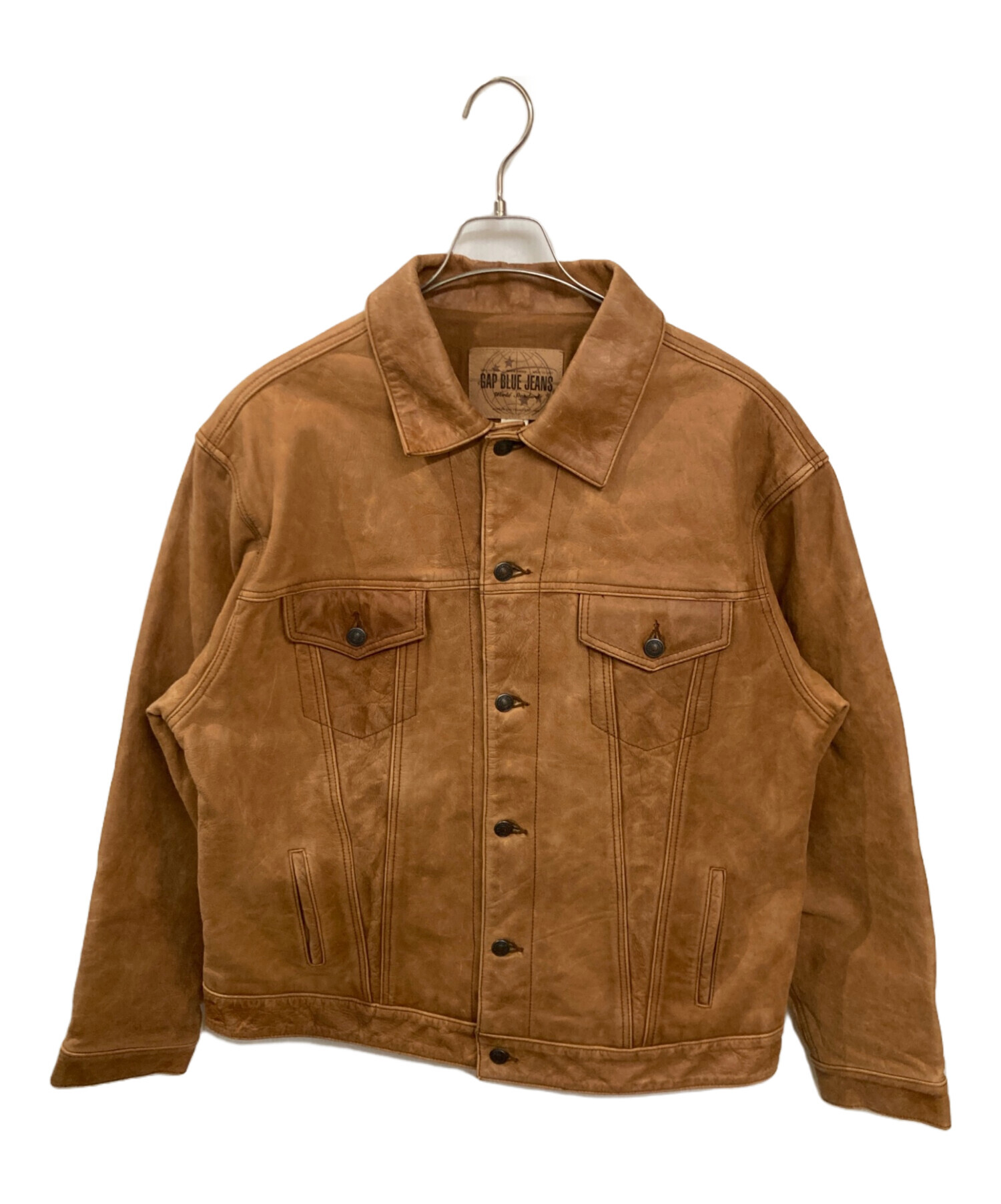 中古・古着通販】GAP (ギャップ) 古着レザートラッカージャケット