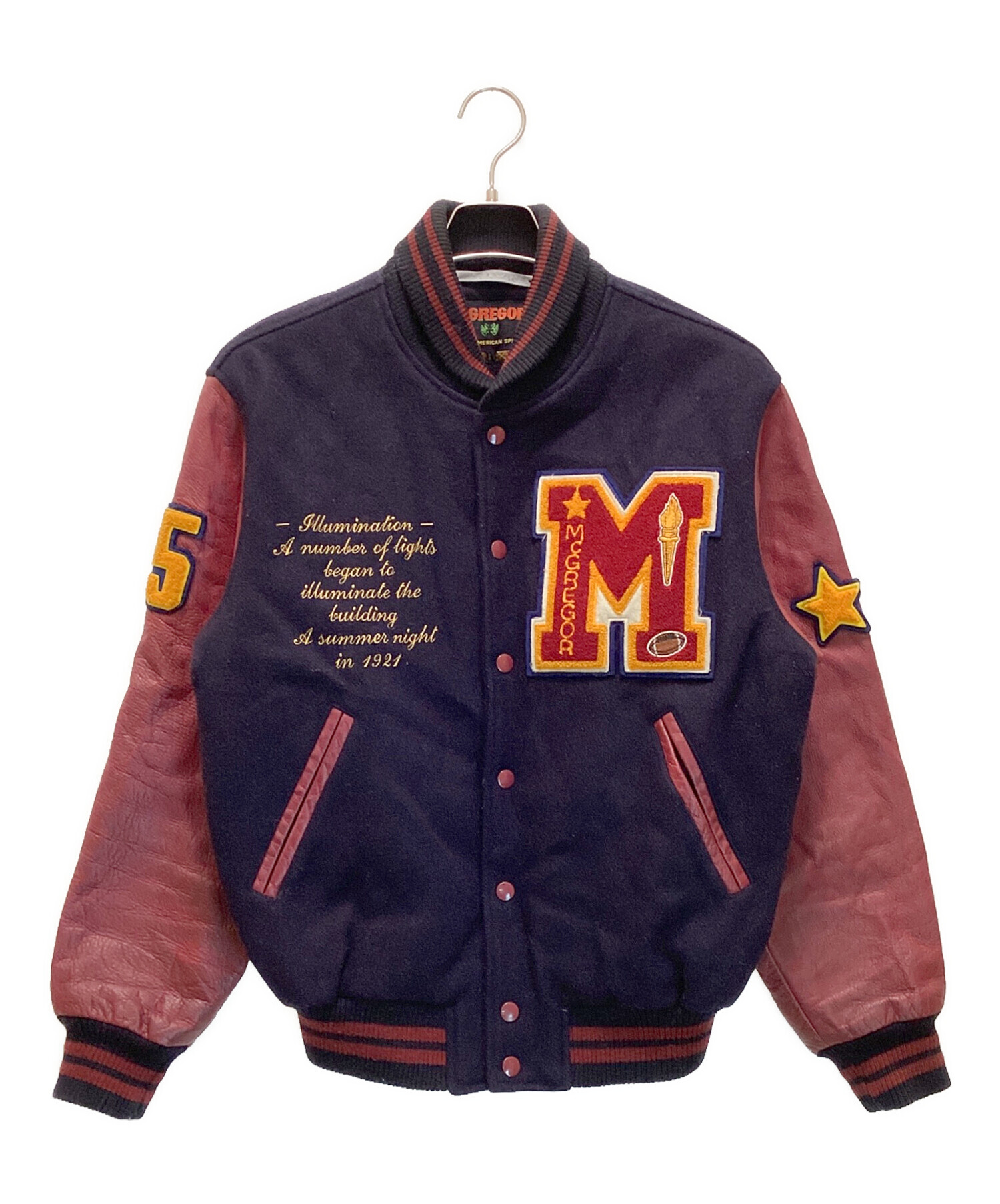 中古・古着通販】McGREGOR (マックレガー) ヴィンテージ袖レザー