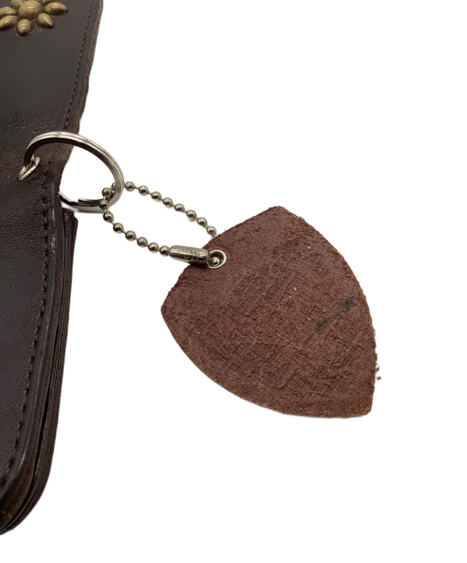 中古・古着通販】htc (エイチティーシー) フラワースタッズ レザー