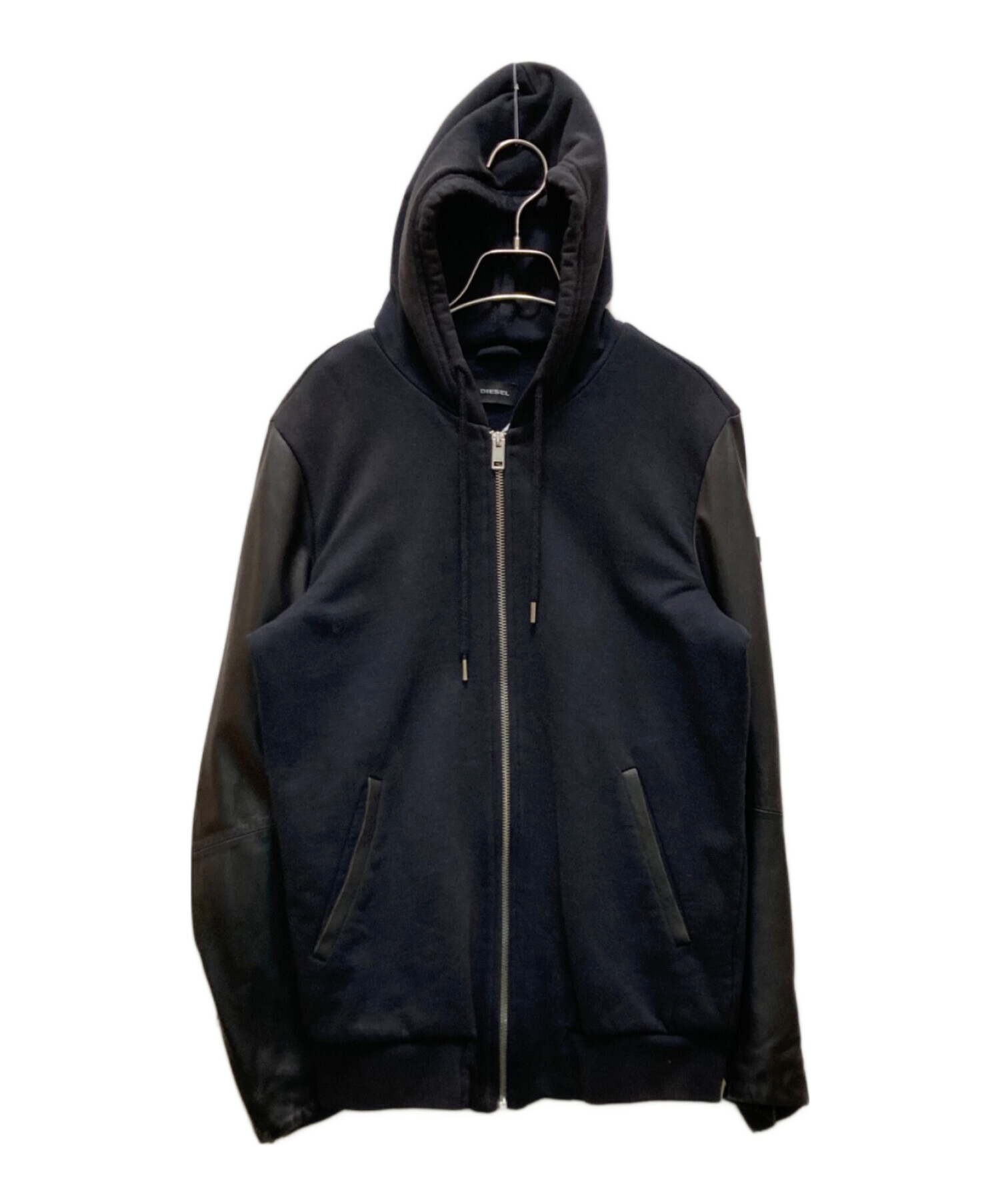 中古・古着通販】DIESEL (ディーゼル) ラムレザースリーブジップ