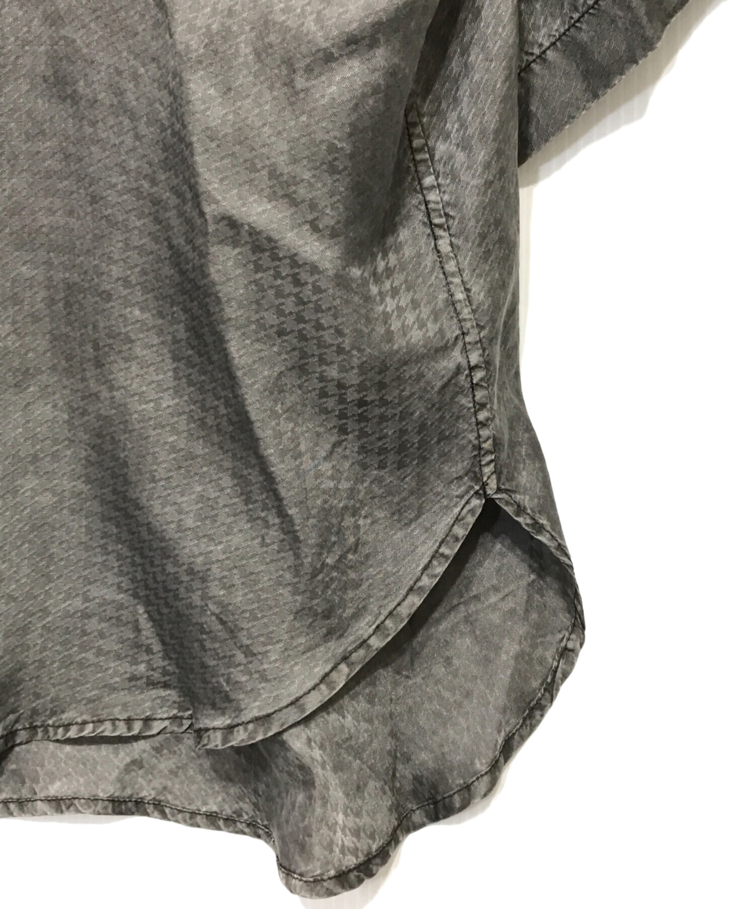 中古・古着通販】Y's (ワイズ) 千鳥格子デザインヴィンテージ加工