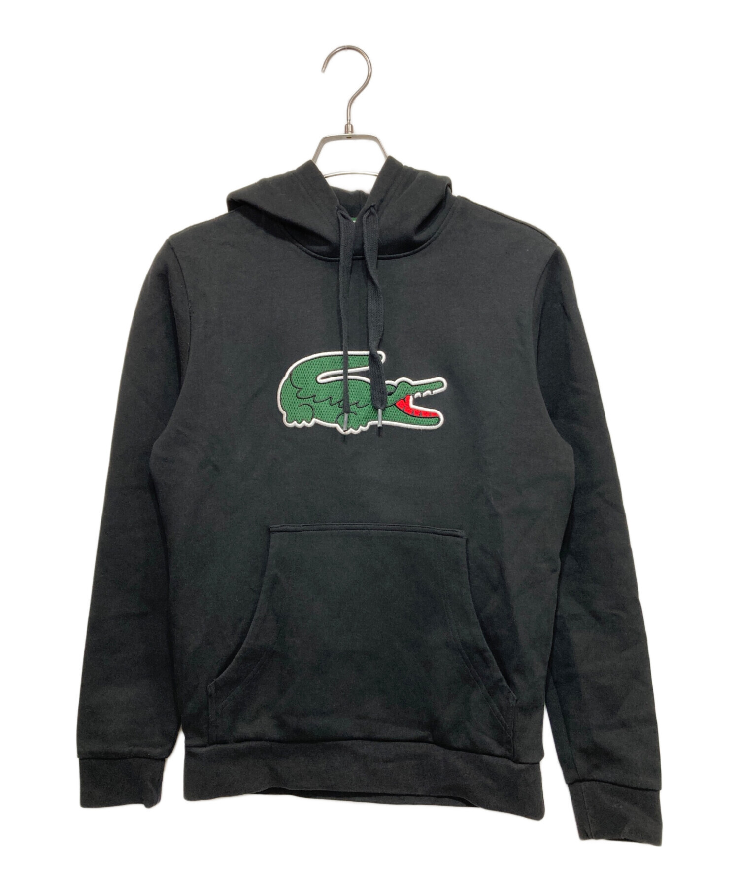 中古・古着通販】LACOSTE (ラコステ) パーカー ブラック サイズ:XS
