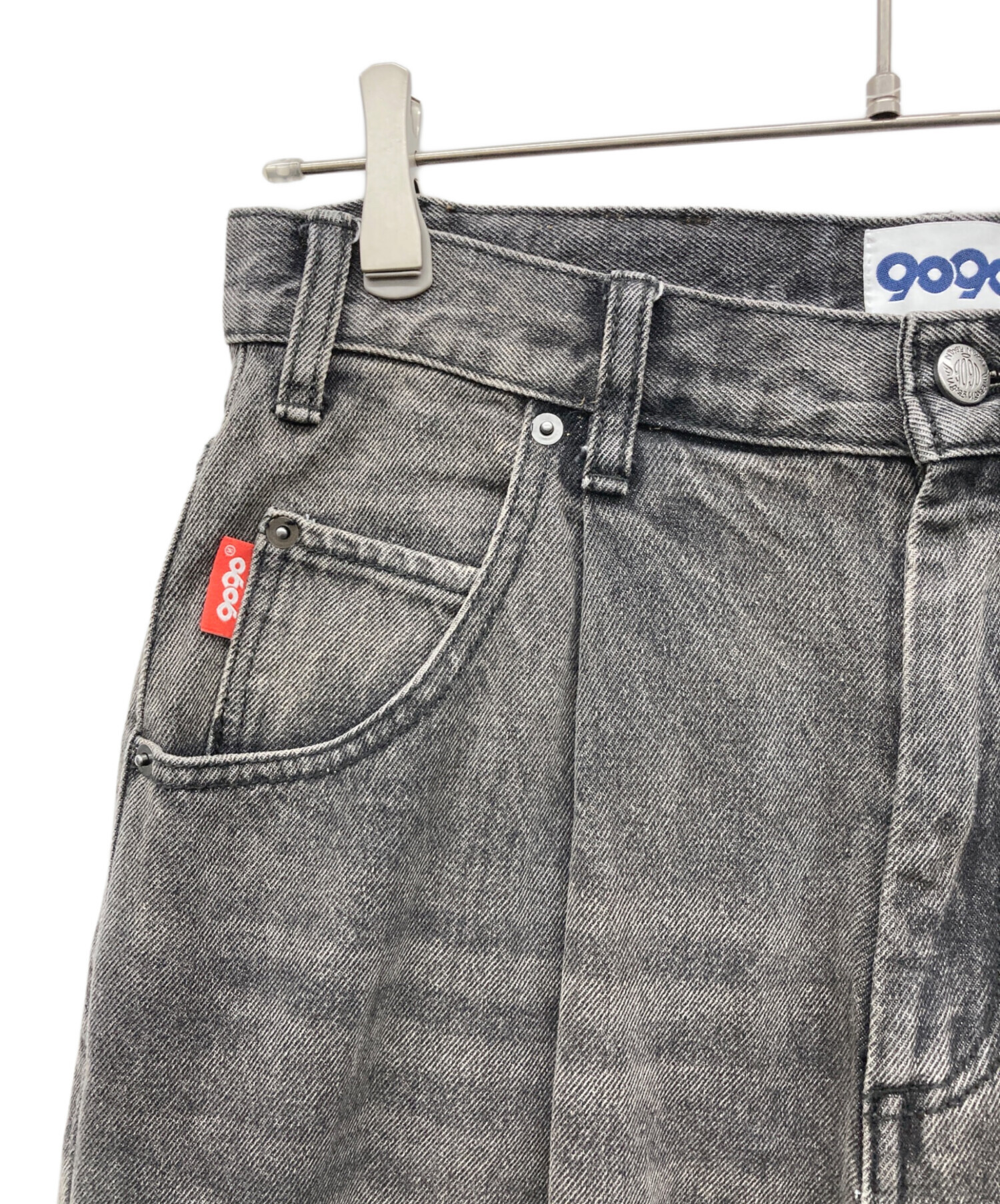 中古・古着通販】9090 (9090) デニムパンツ ブラック サイズ:M