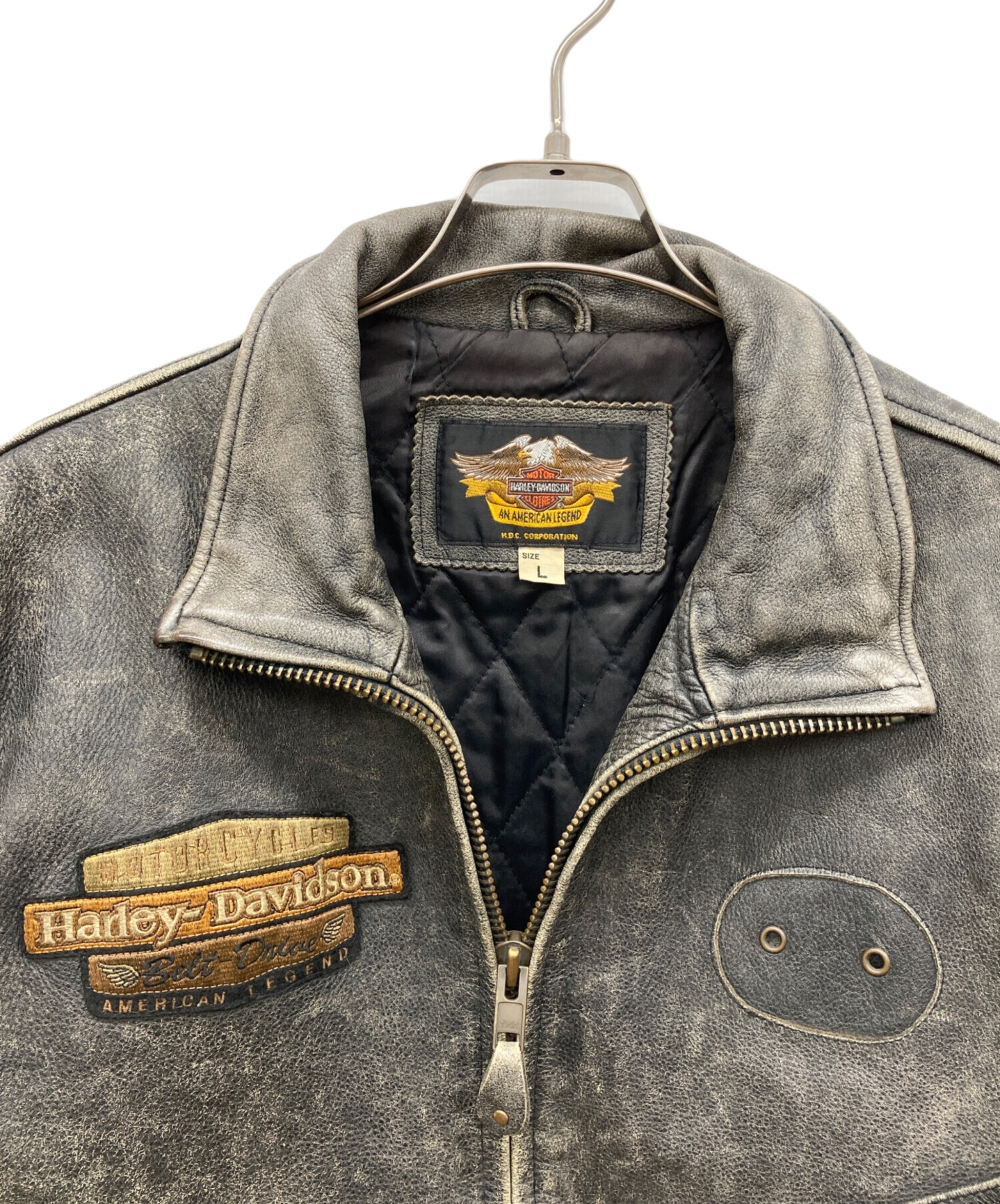中古・古着通販】HARLEY-DAVIDSON (ハーレーダビッドソン) レザー