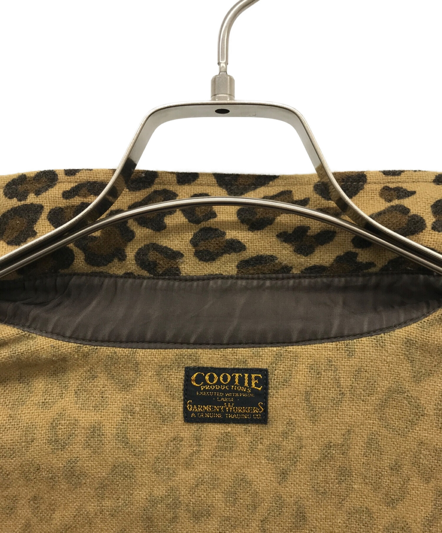 中古・古着通販】COOTIE (クーティー) レオパード柄ウールシャツ