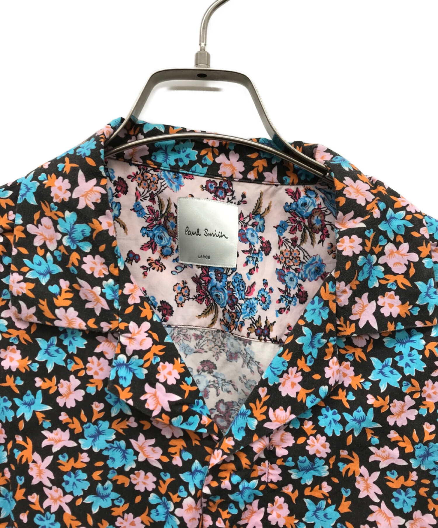 中古・古着通販】Paul Smith (ポールスミス) 花柄切替オープンカラー