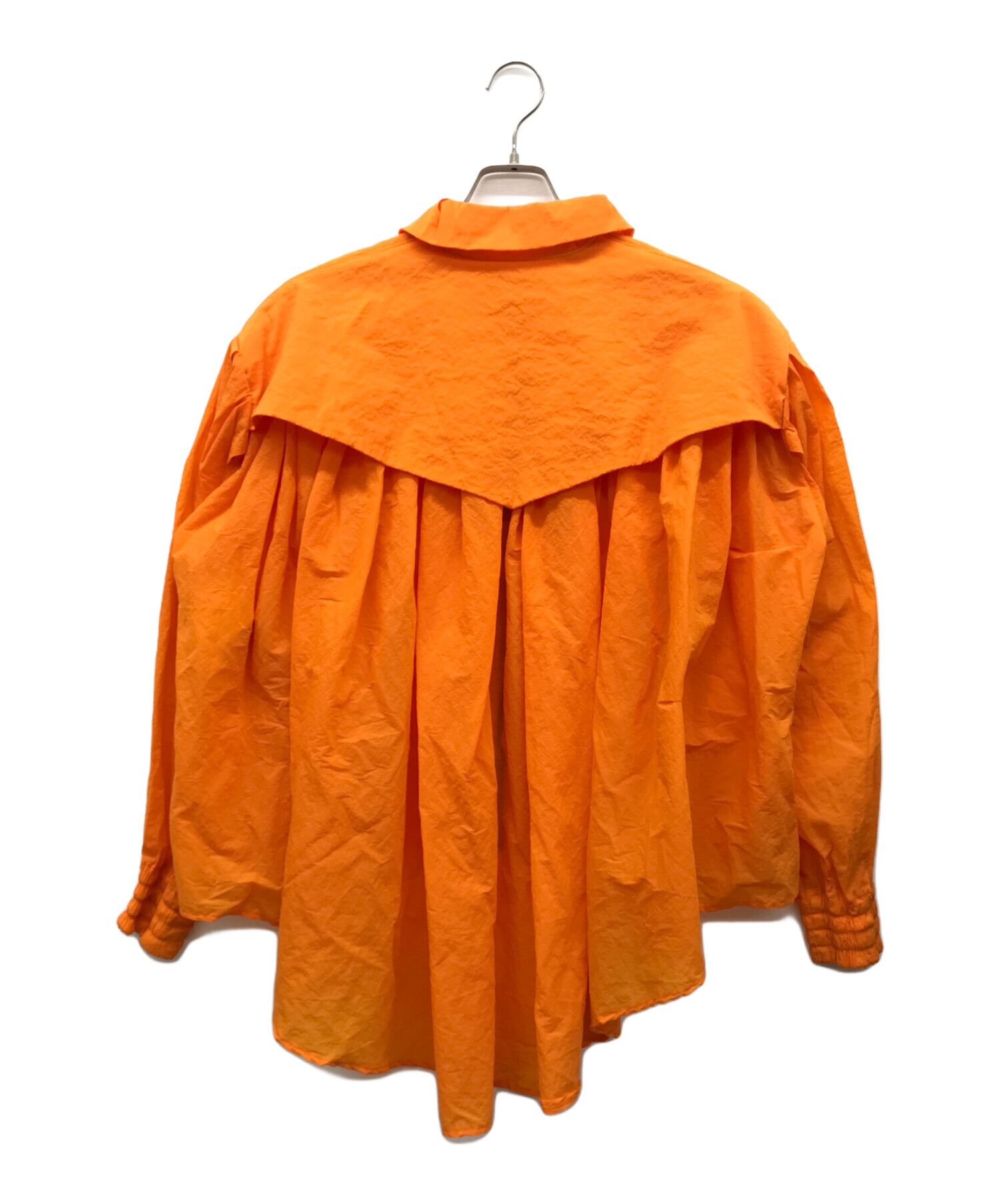 中古・古着通販】KOLOR (カラー) ナイロンジップブルゾン オレンジ