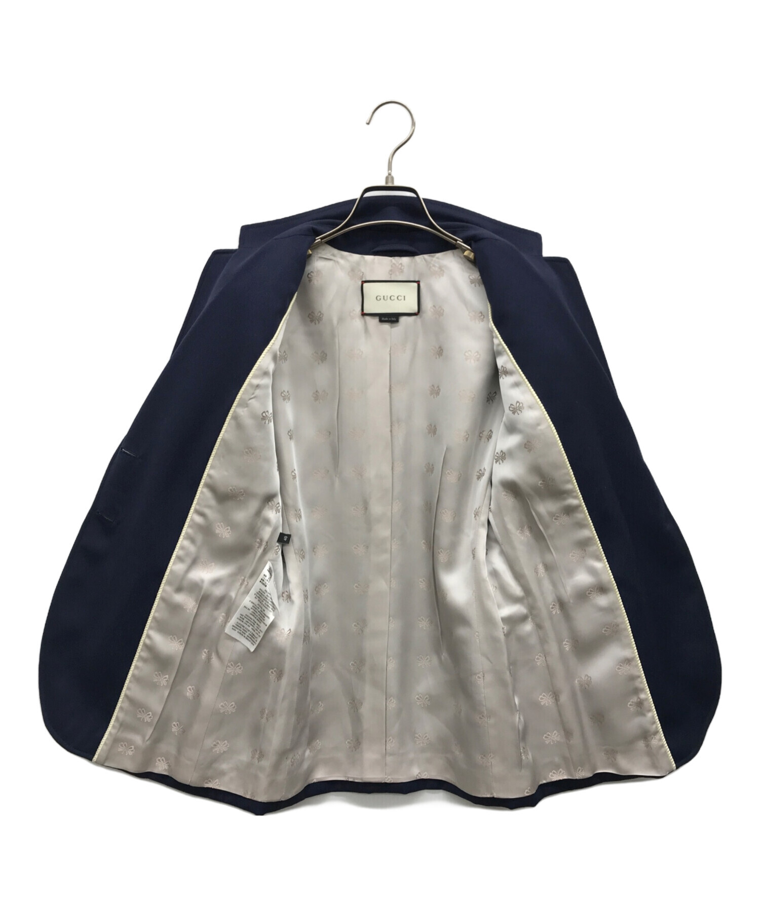 中古・古着通販】GUCCI (グッチ) テーラードジャケット ネイビー