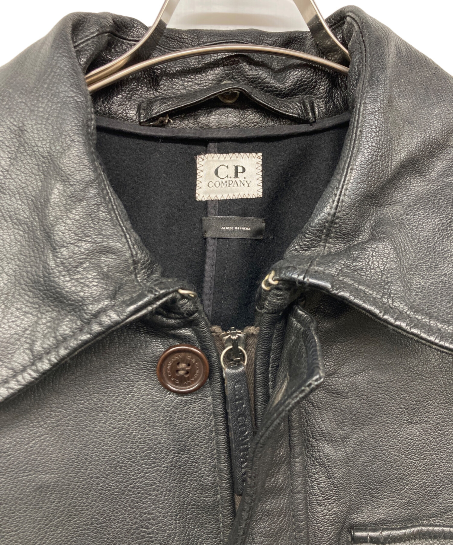 中古・古着通販】C.P COMPANY (シーピーカンパニー) レザージャケット