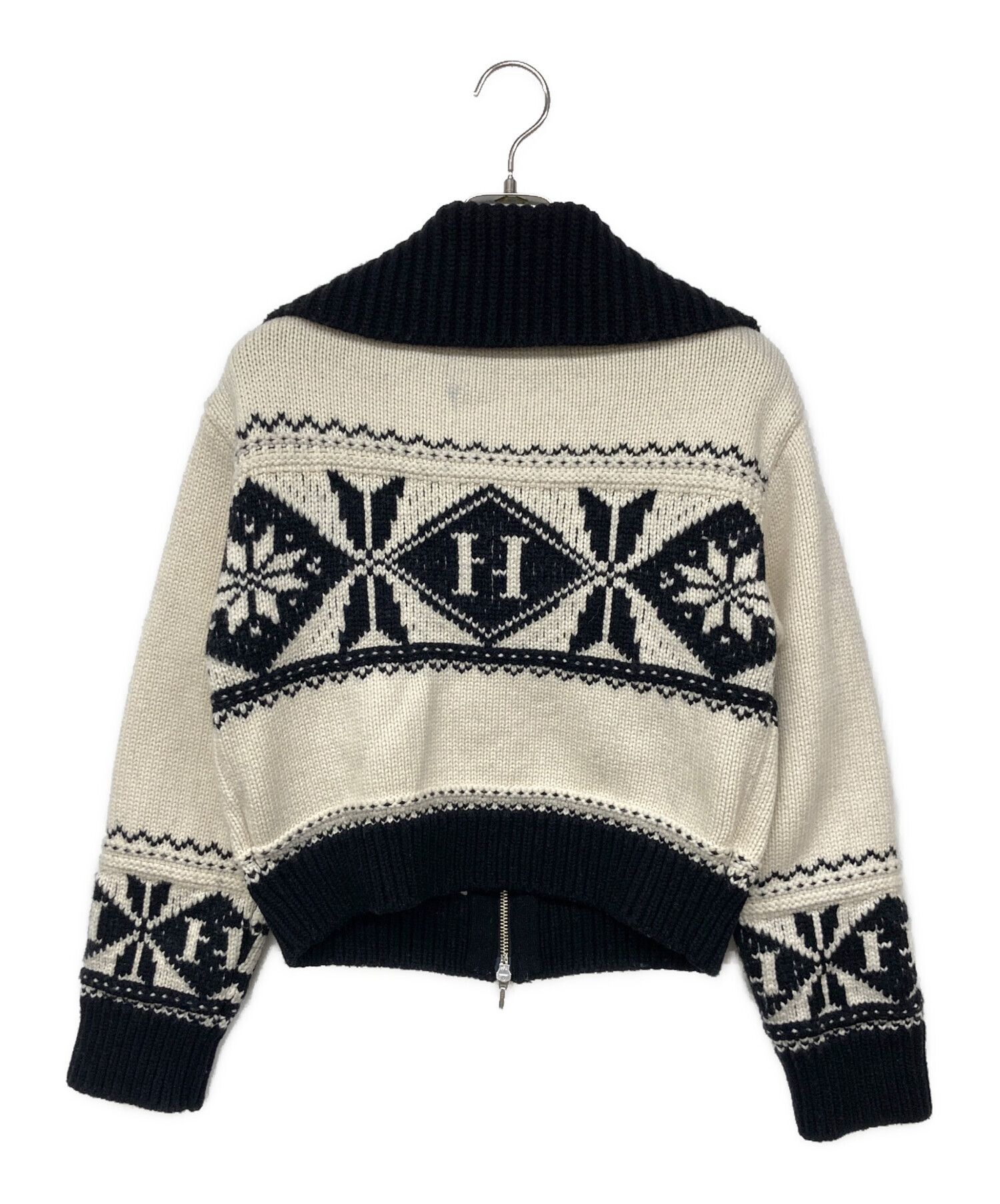 中古・古着通販】HER LIP TO (ハーリップトゥ) H Nordic Knit Zip