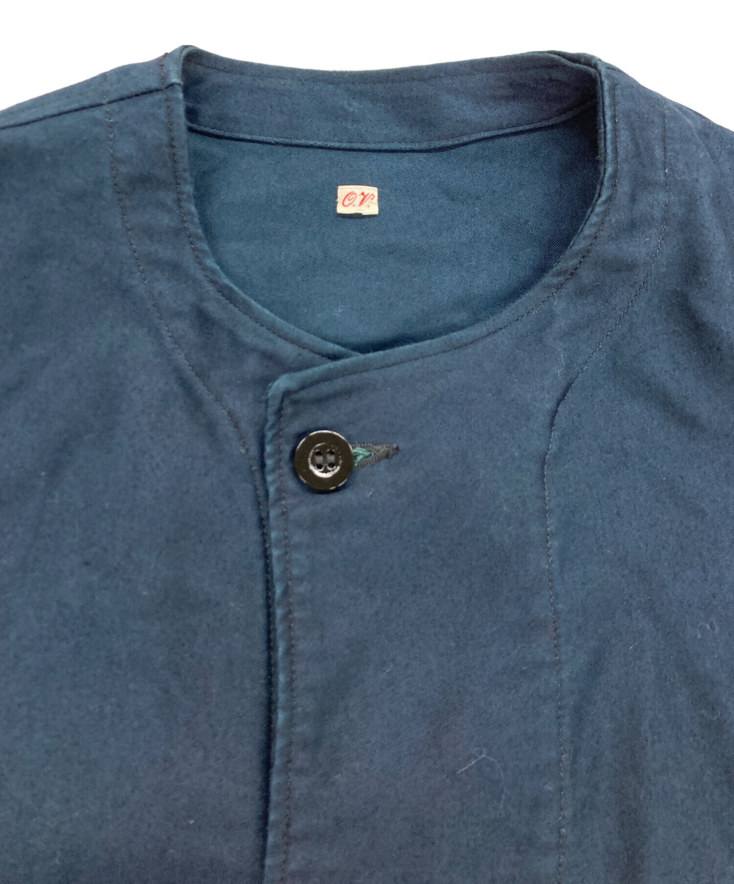 中古・古着通販】OUTIL (ウティ) ノーカラーモールスキンジャケット