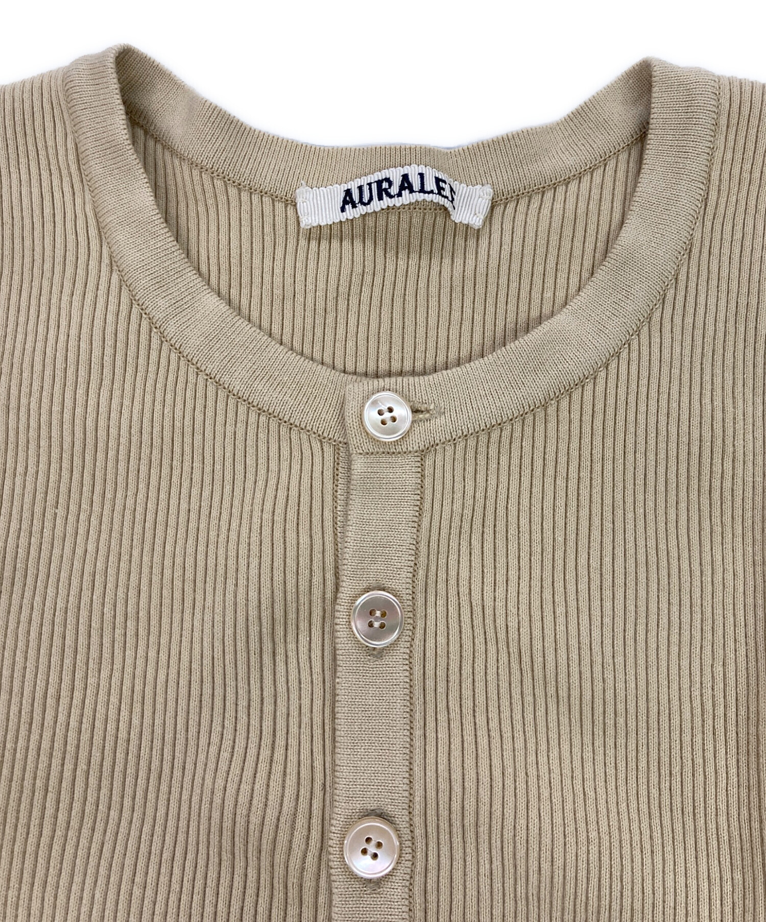中古・古着通販】AURALEE (オーラリー) HIGH GAUGE RIB KNIT SHORT