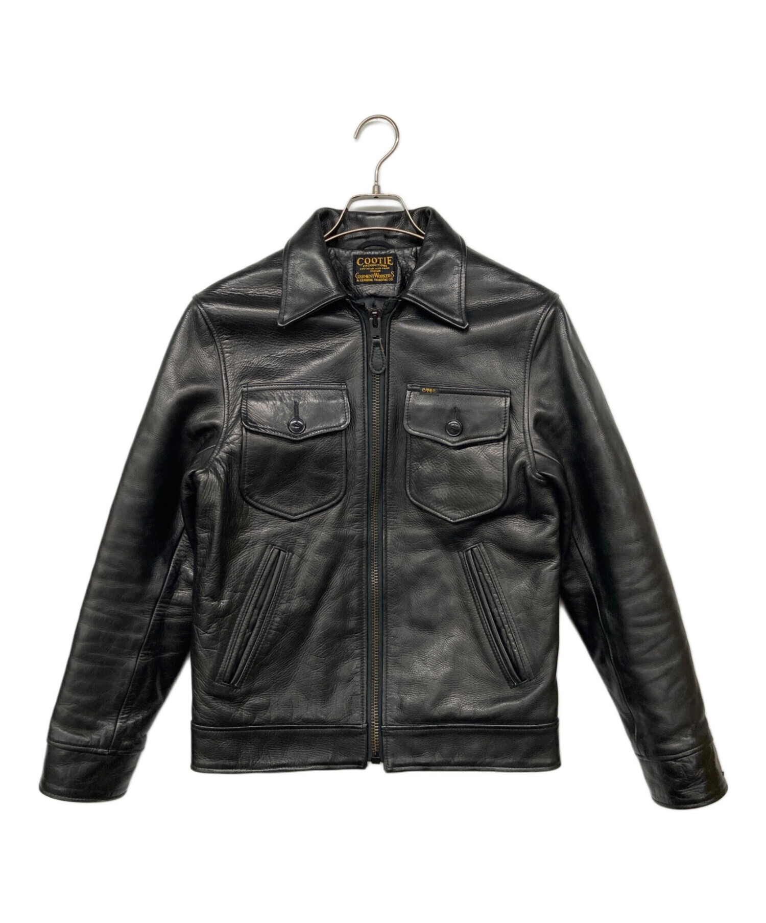 中古・古着通販】COOTIE (クーティー) レザージャケット ブラック