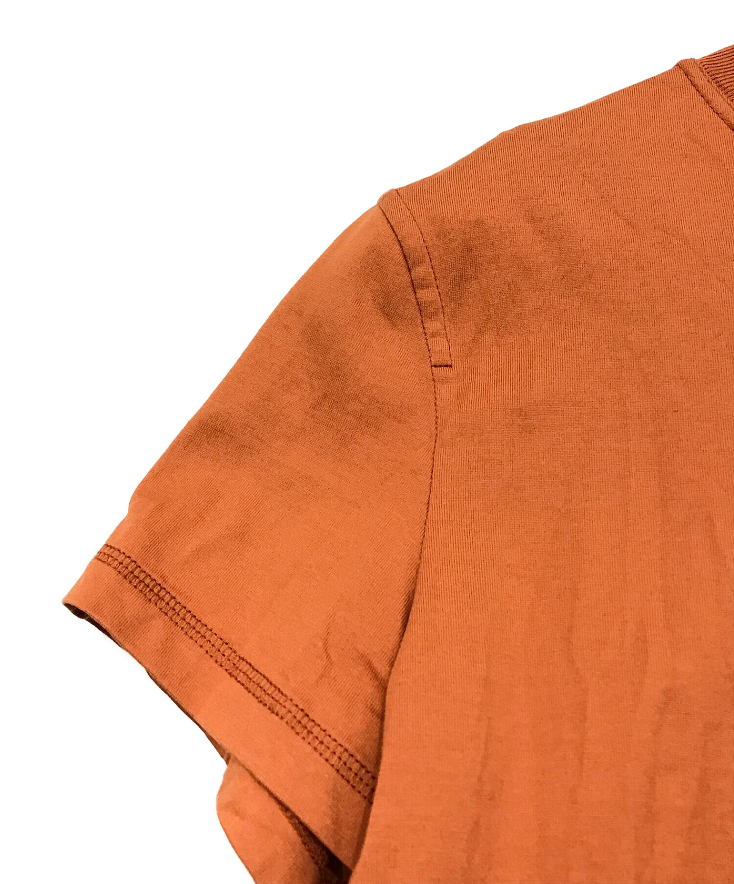 中古・古着通販】HERMES (エルメス) ポケットTシャツ オレンジ サイズ