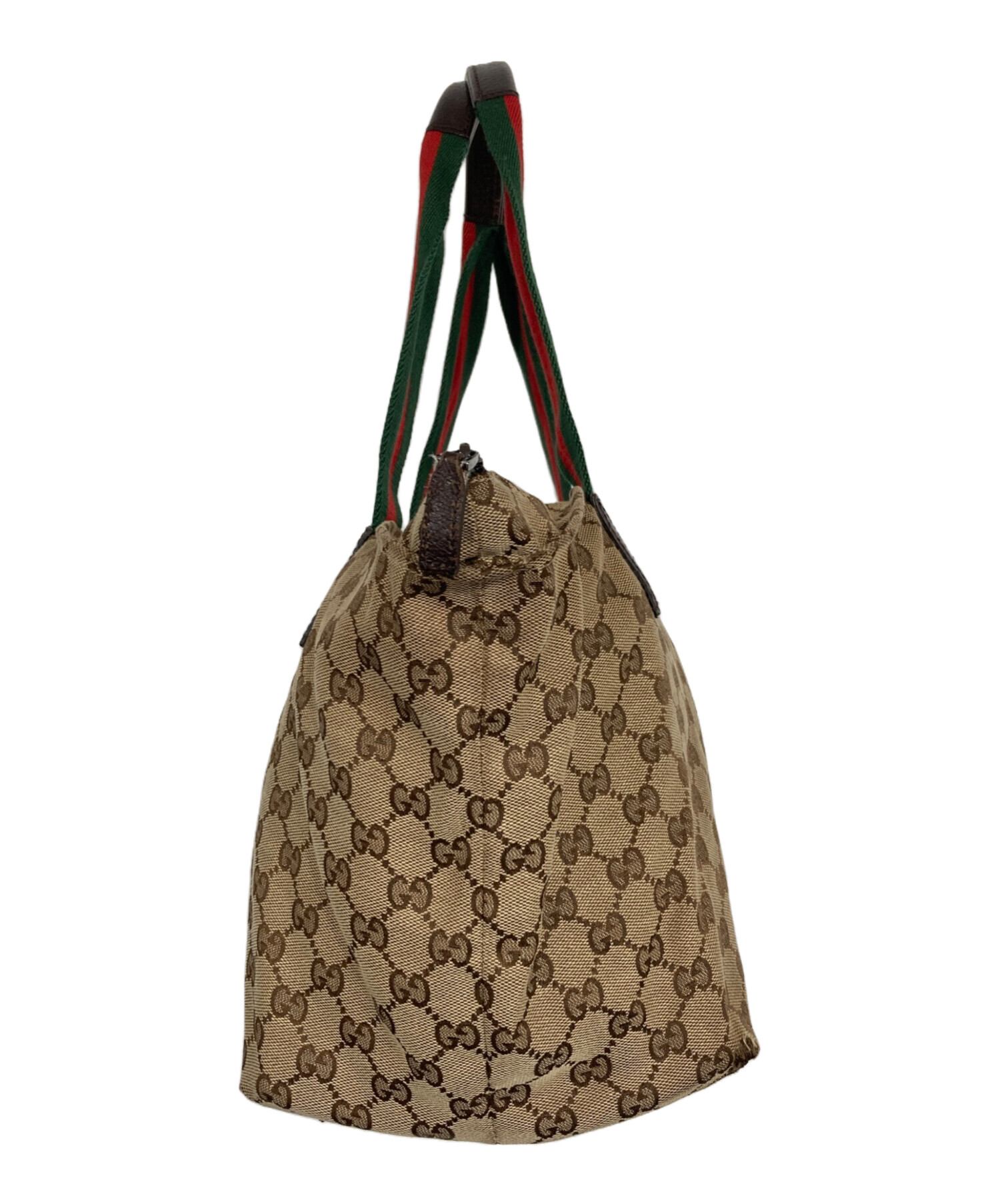中古・古着通販】GUCCI (グッチ) シェリーラインGGキャンバストート