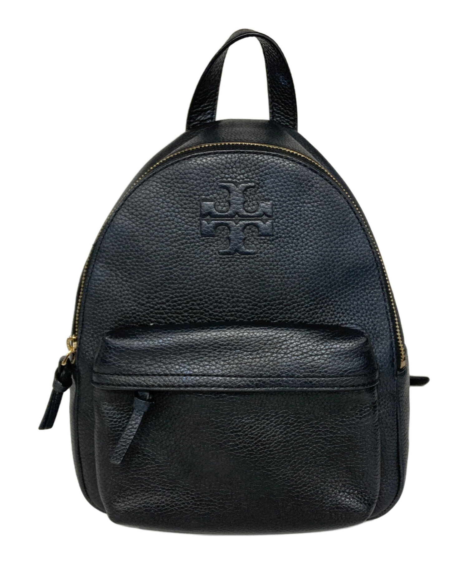 中古・古着通販】TORY BURCH (トリーバーチ) エンボスロゴシボ革ミニ
