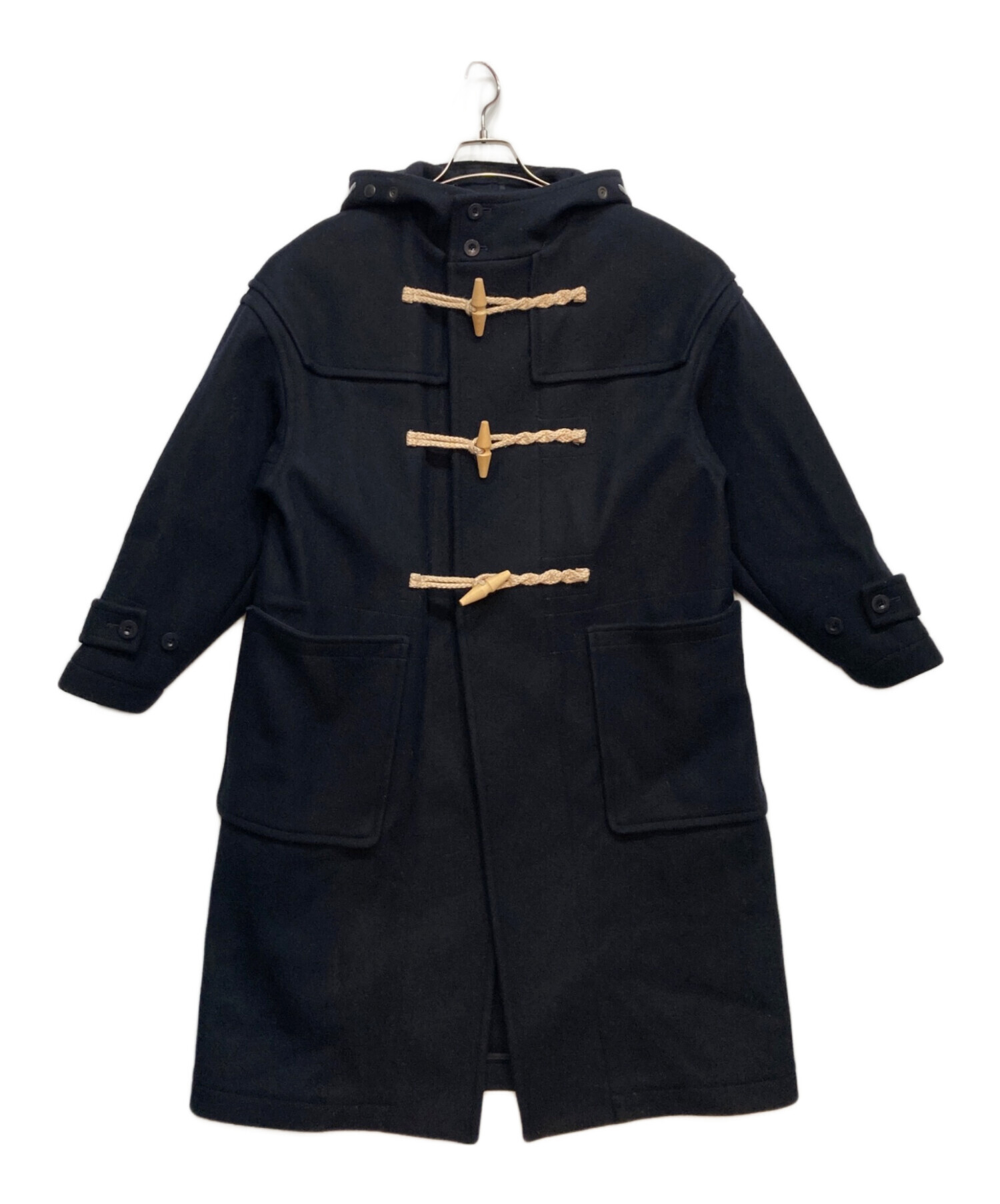 中古・古着通販】HYKE (ハイク) ダッフルコート ネイビー サイズ:Free