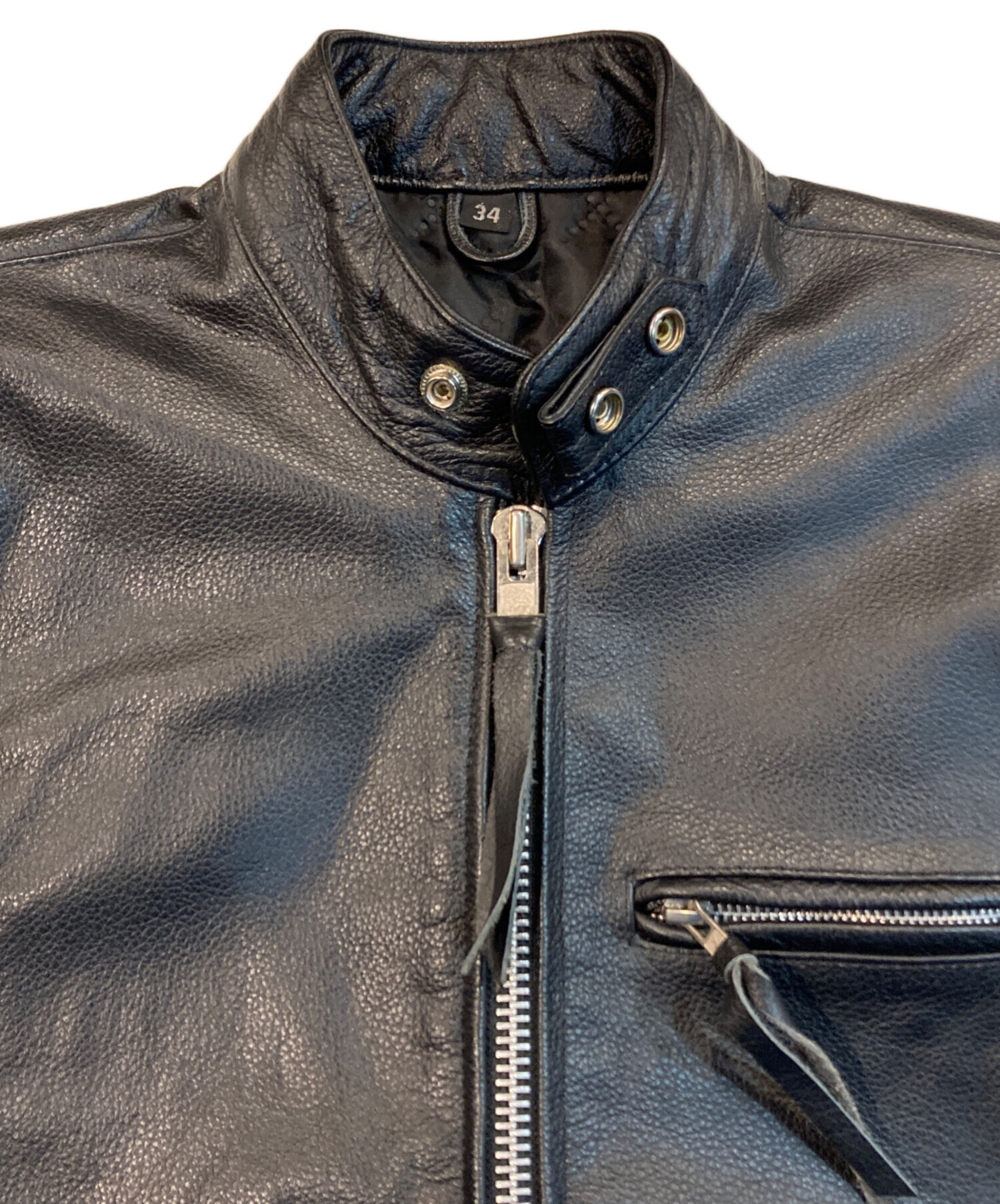 中古・古着通販】FREEDOM (フリーダム) レザーライダースジャケット