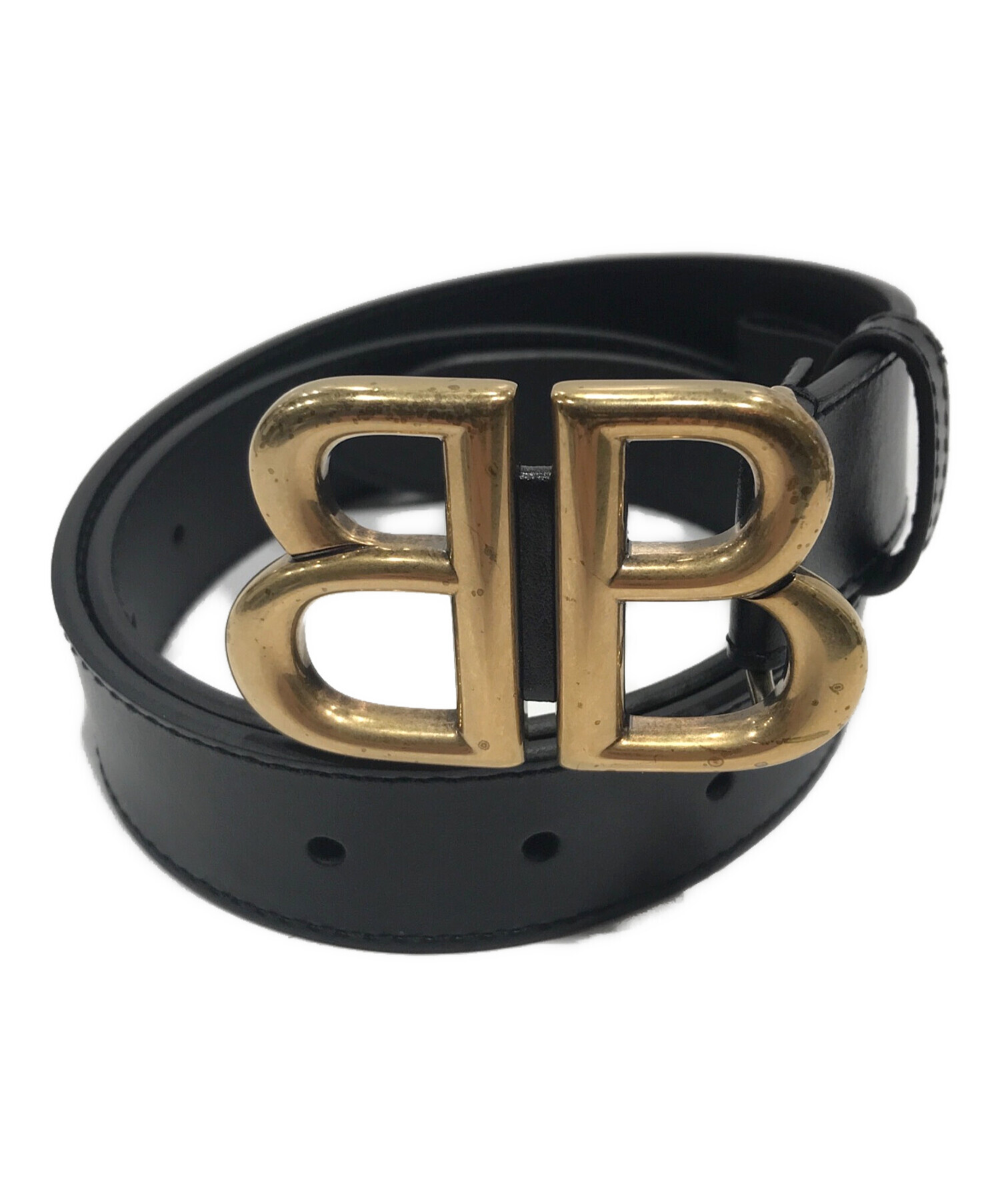 中古・古着通販】BALENCIAGA (バレンシアガ) BBロゴバックルベルト