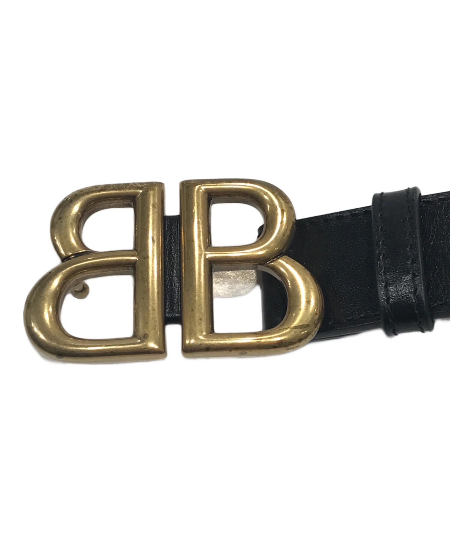 中古・古着通販】BALENCIAGA (バレンシアガ) BBロゴバックルベルト