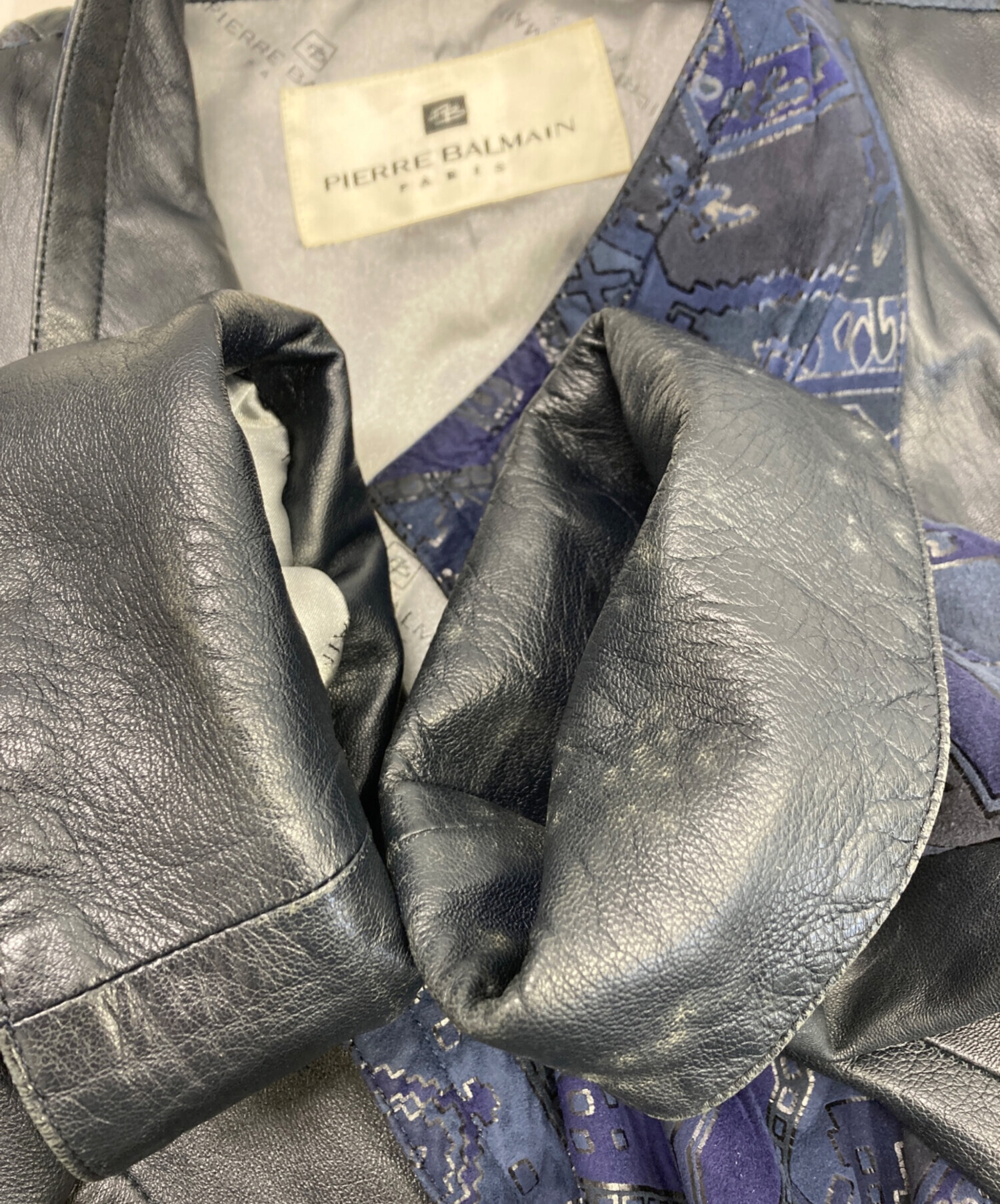 中古・古着通販】PIERRE BALMAIN (ピエール バルマン) レザーコート