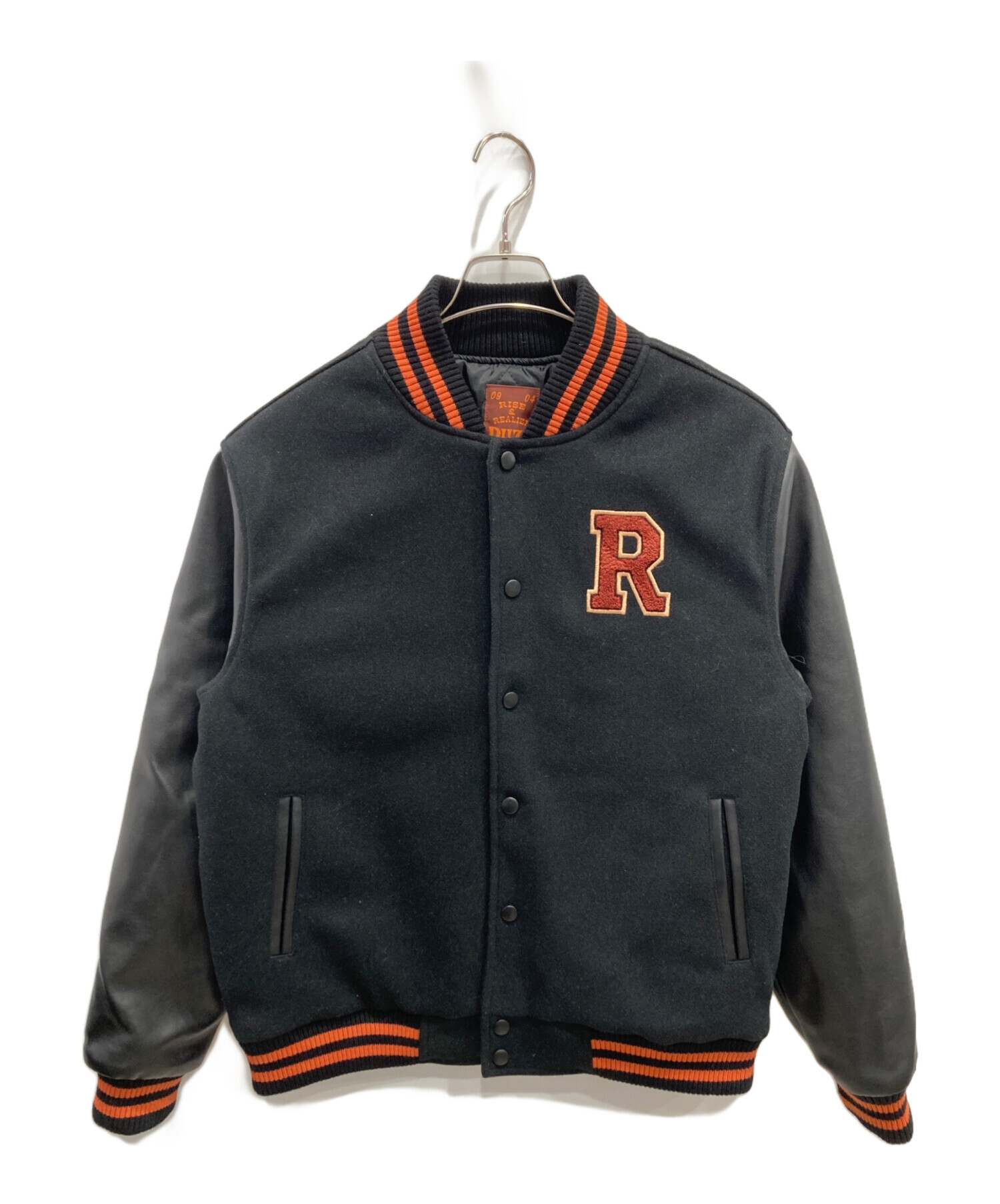 中古・古着通販】riize (ライズ) スタジャン ブラック サイズ:FREE