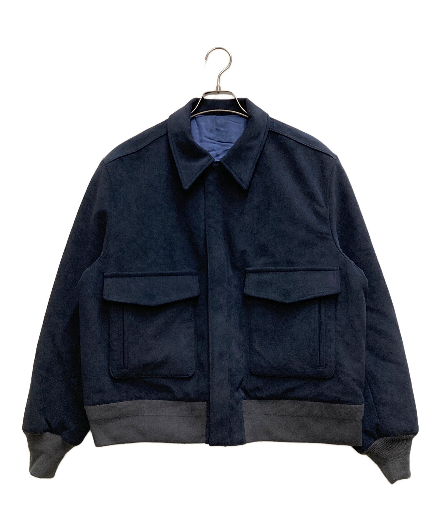中古・古着通販】URU TOKYO (ウル トーキョー) A-2 jacket ネイビー