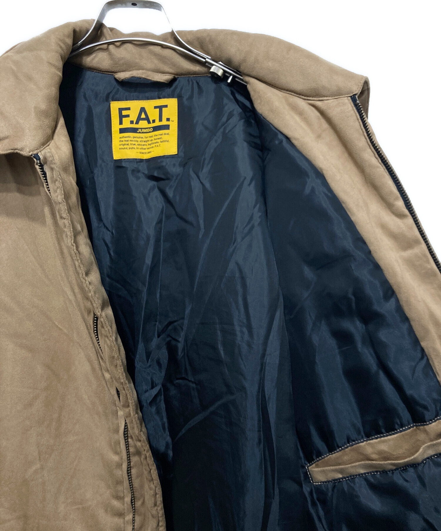 中古・古着通販】FAT (エフエーティー) TANKMAN JACKET ブラウン