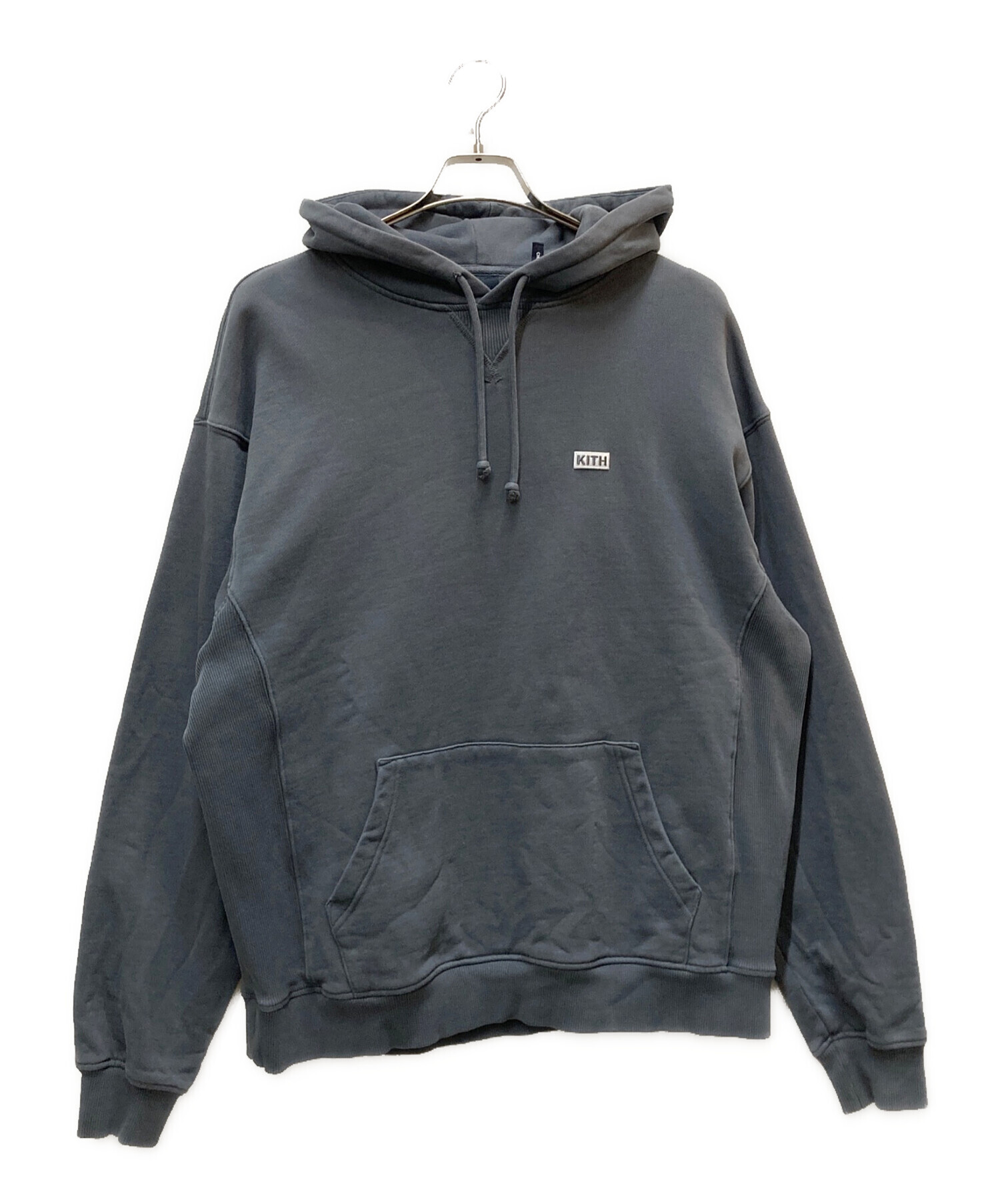 中古・古着通販】KITH (キス) ロゴパーカー グレー サイズ:L｜ブランド