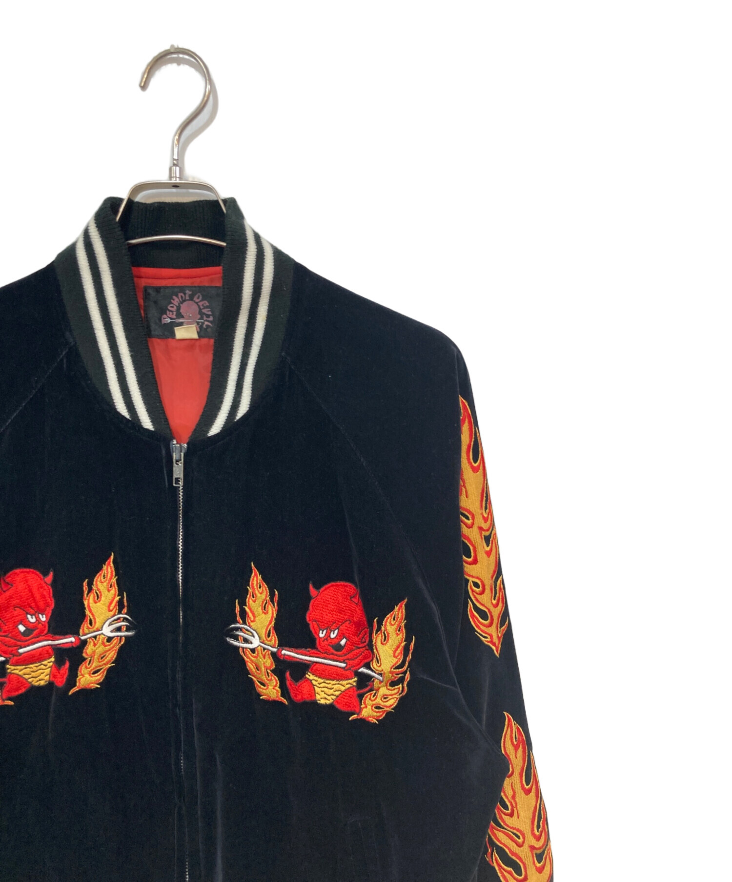 中古・古着通販】REDHOTDEVIL (レッドホットデビル) 刺繍スカジャン