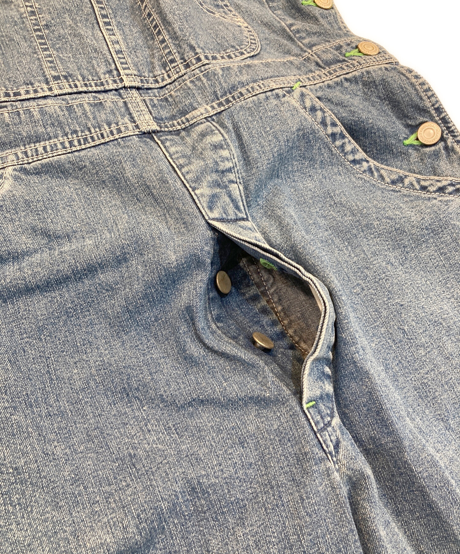 中古・古着通販】holiday (ホリデー) BIG DENIM OVER-ALL/ビッグデニム