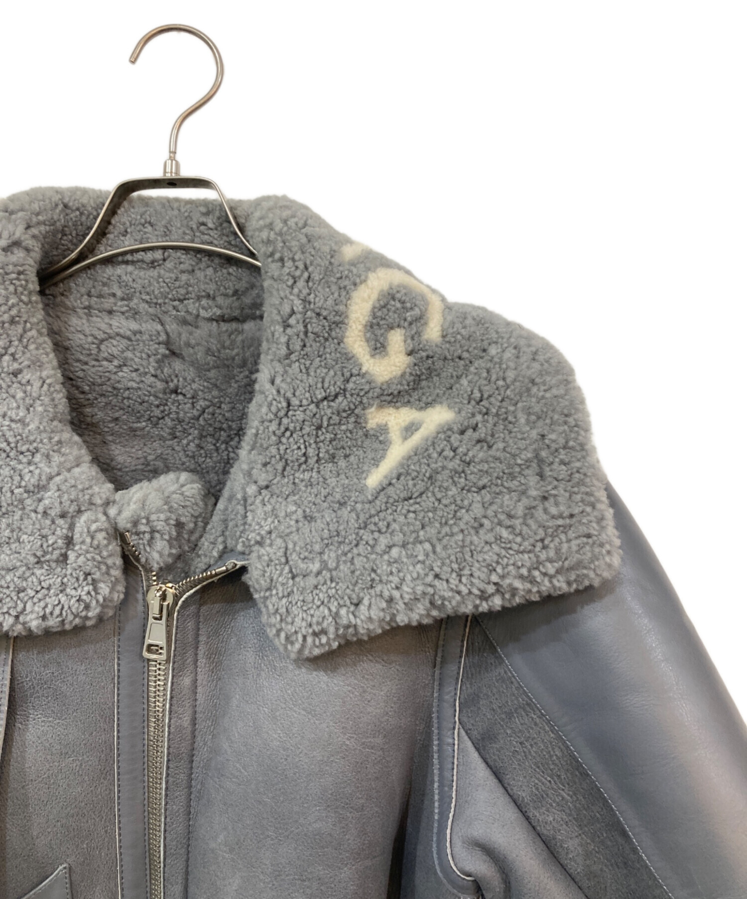 中古・古着通販】BALENCIAGA (バレンシアガ) ロゴムートンジャケット