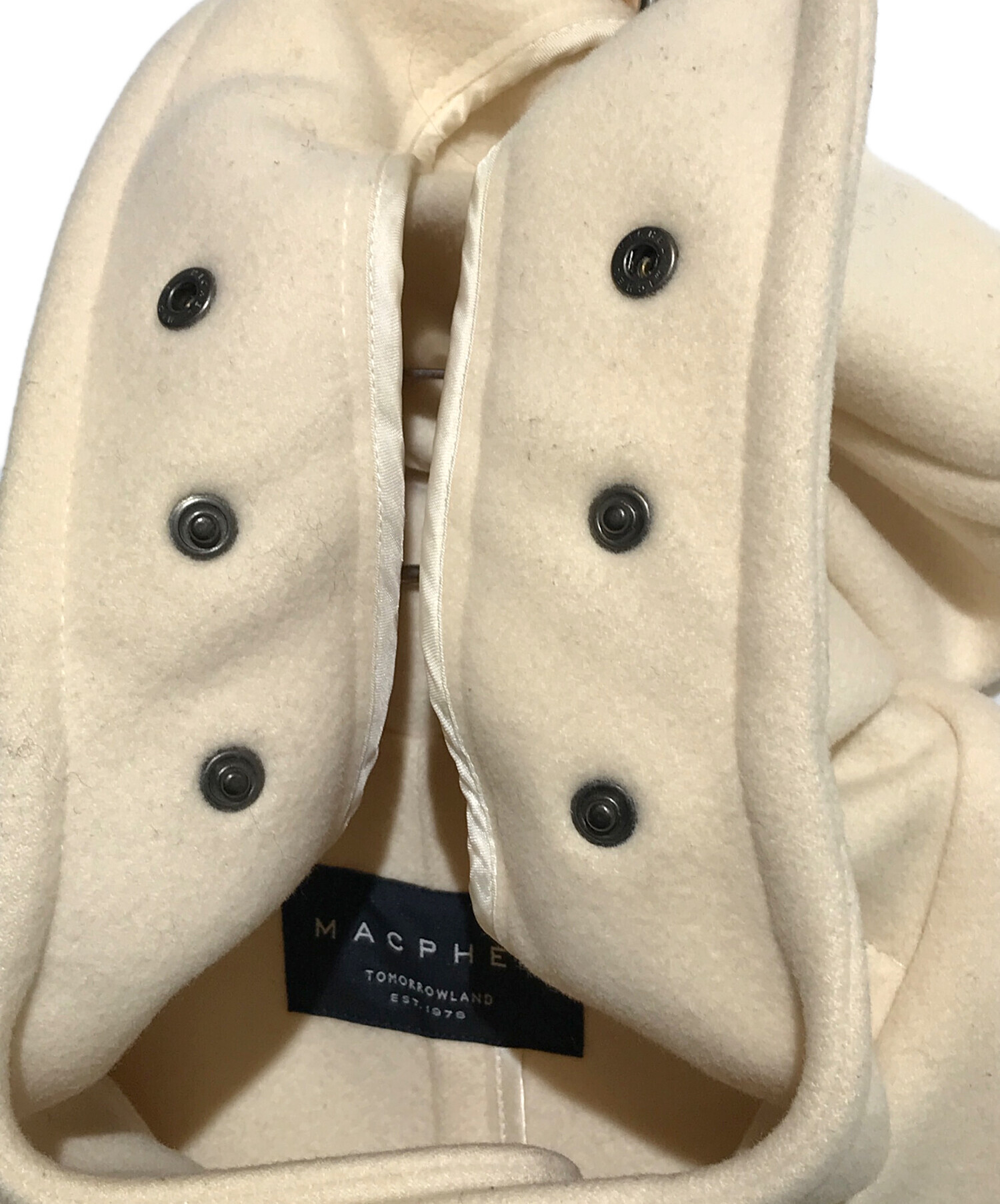 中古・古着通販】MACPHEE (マカフィ) ウールメルトンダッフルコート