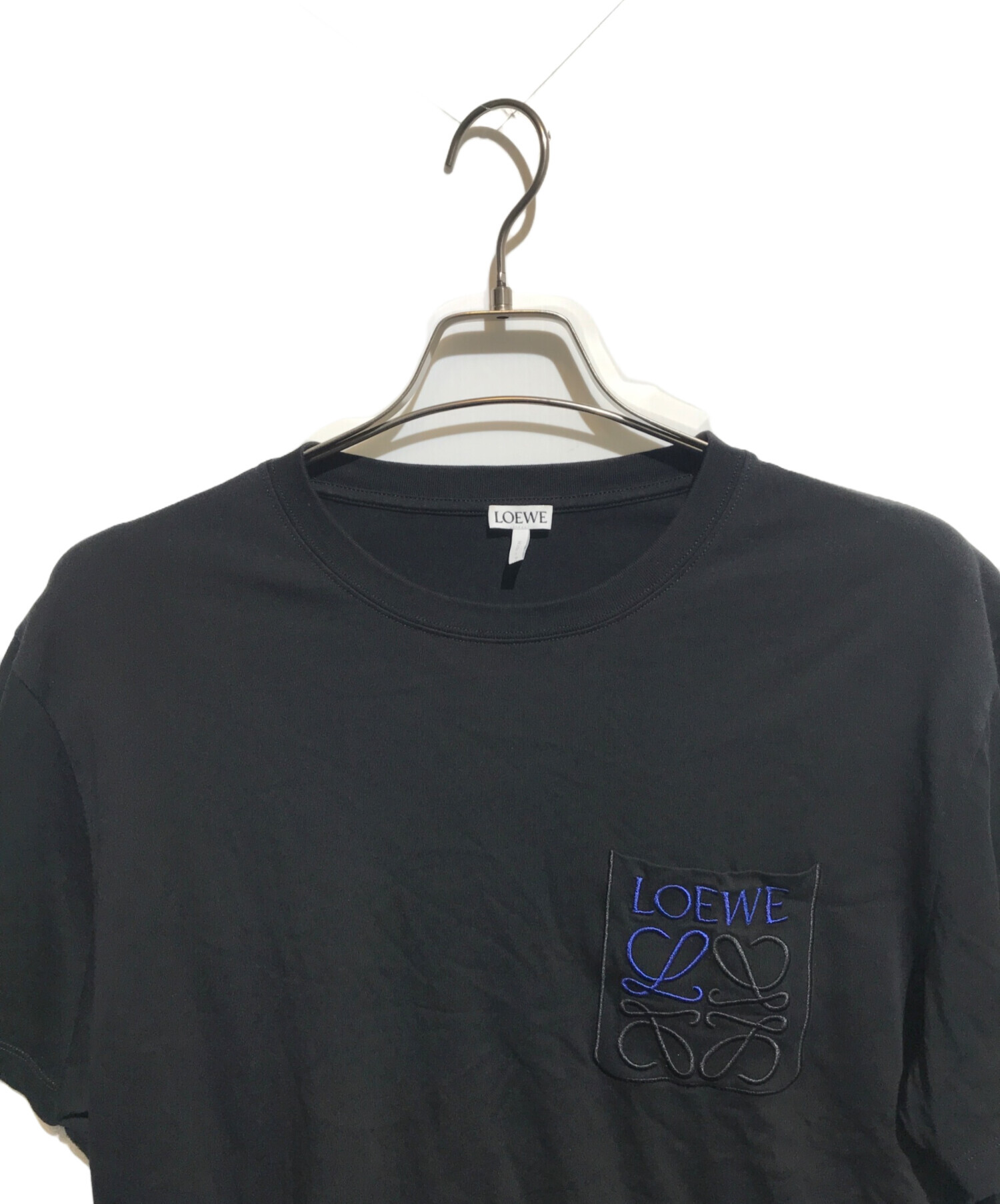 中古・古着通販】LOEWE (ロエベ) アナグラム刺繍ポケットTシャツ