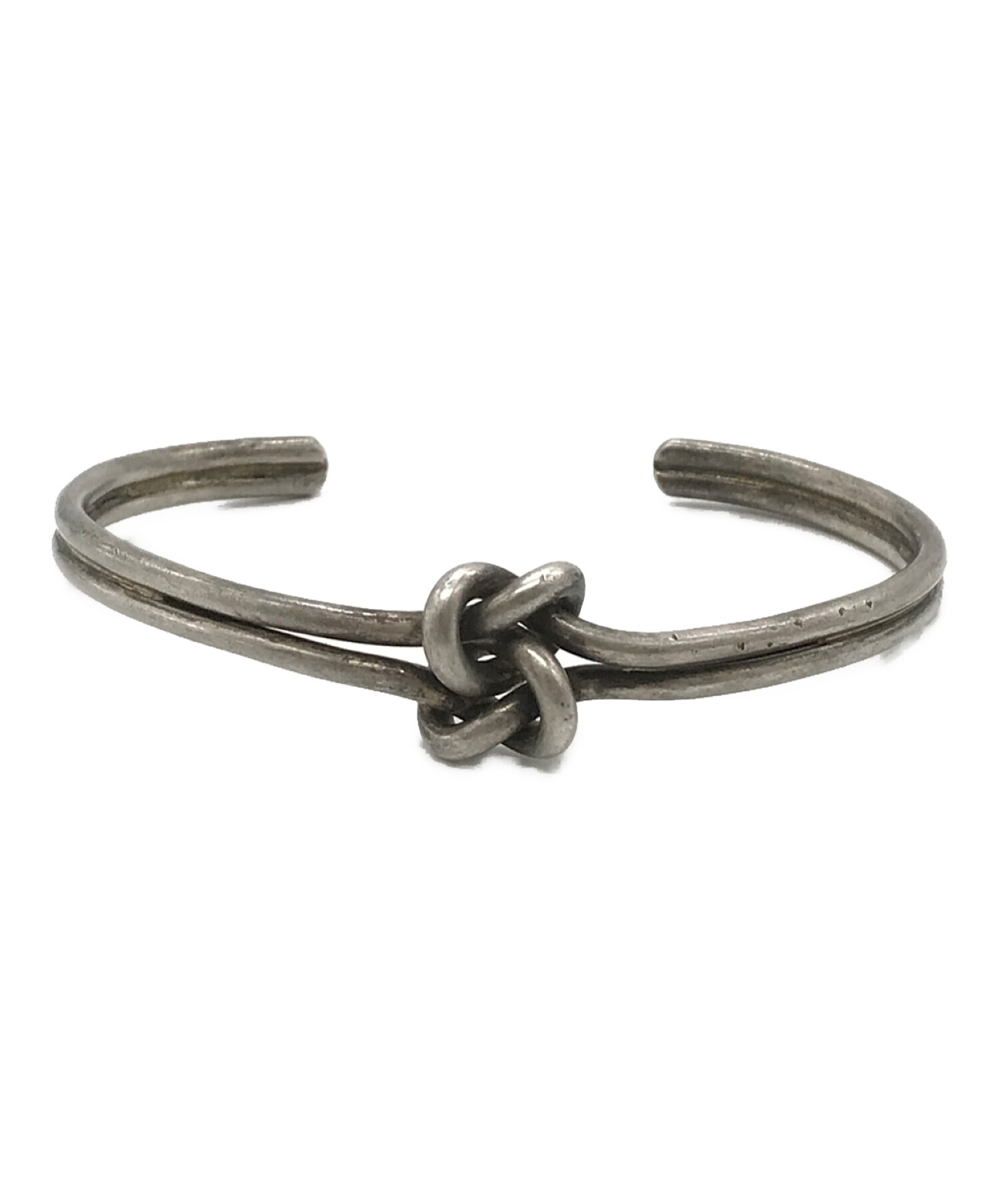 中古・古着通販】GUCCI (グッチ) シルバーノットバングル｜ブランド