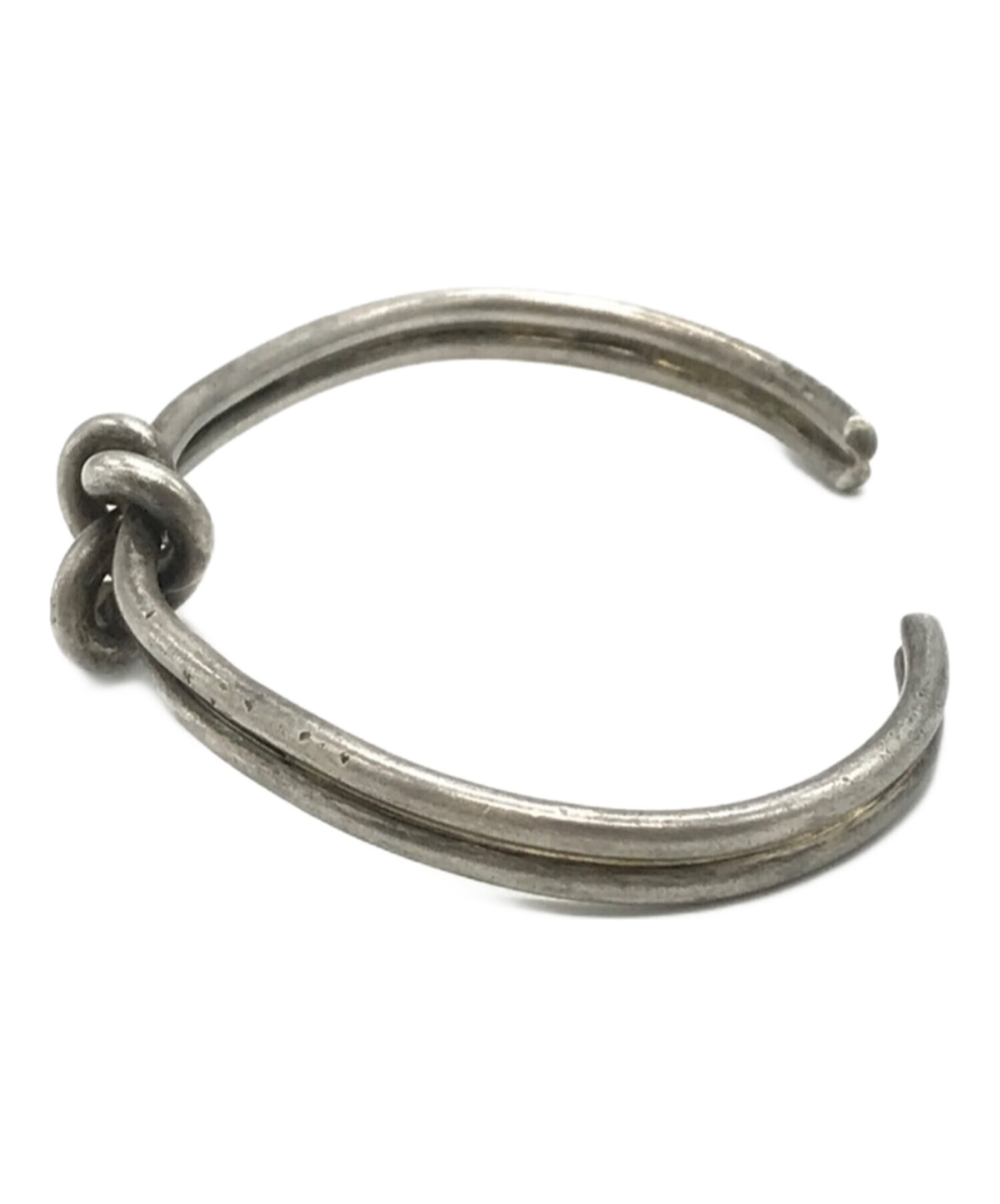 中古・古着通販】GUCCI (グッチ) シルバーノットバングル｜ブランド