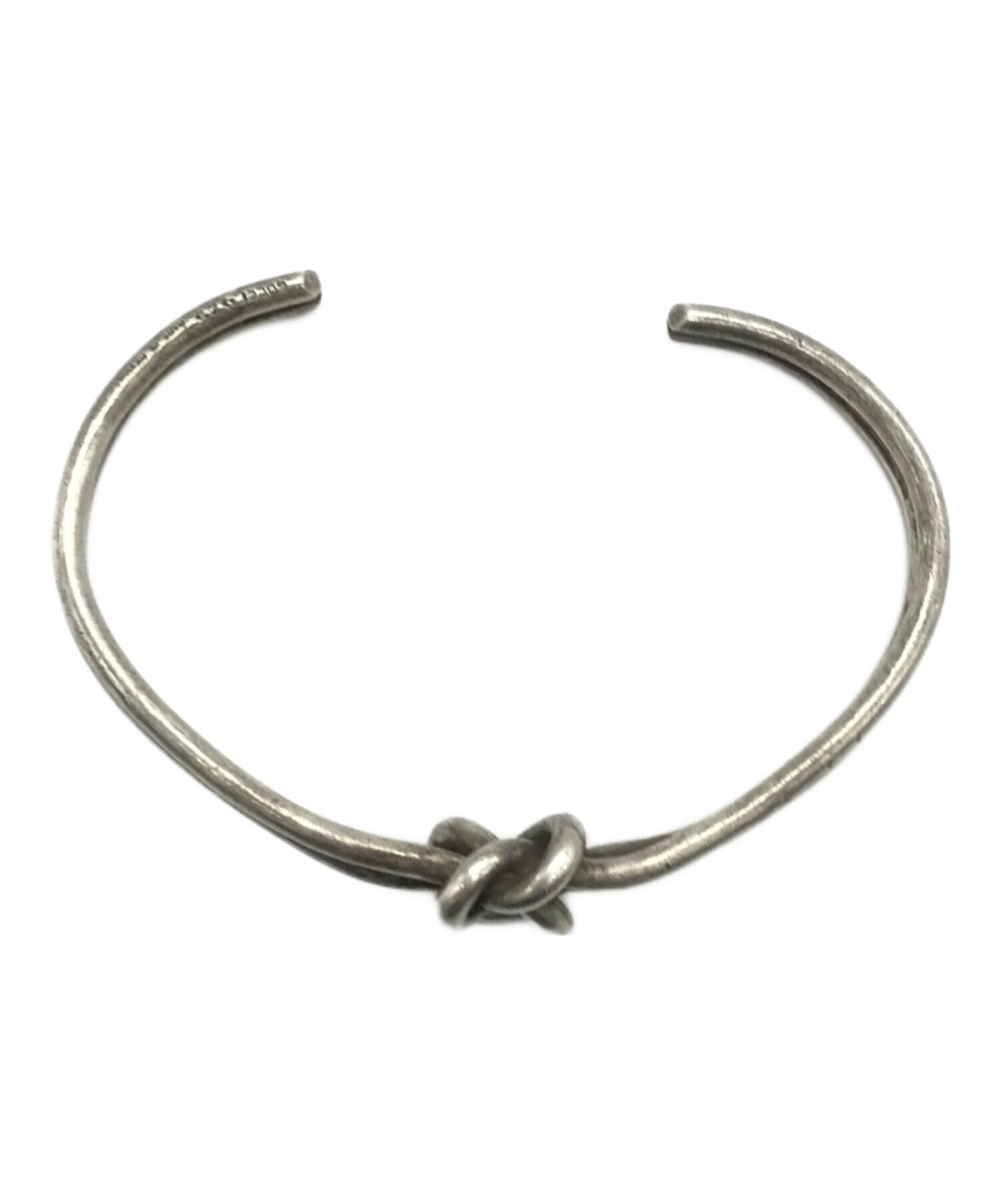 中古・古着通販】GUCCI (グッチ) シルバーノットバングル｜ブランド