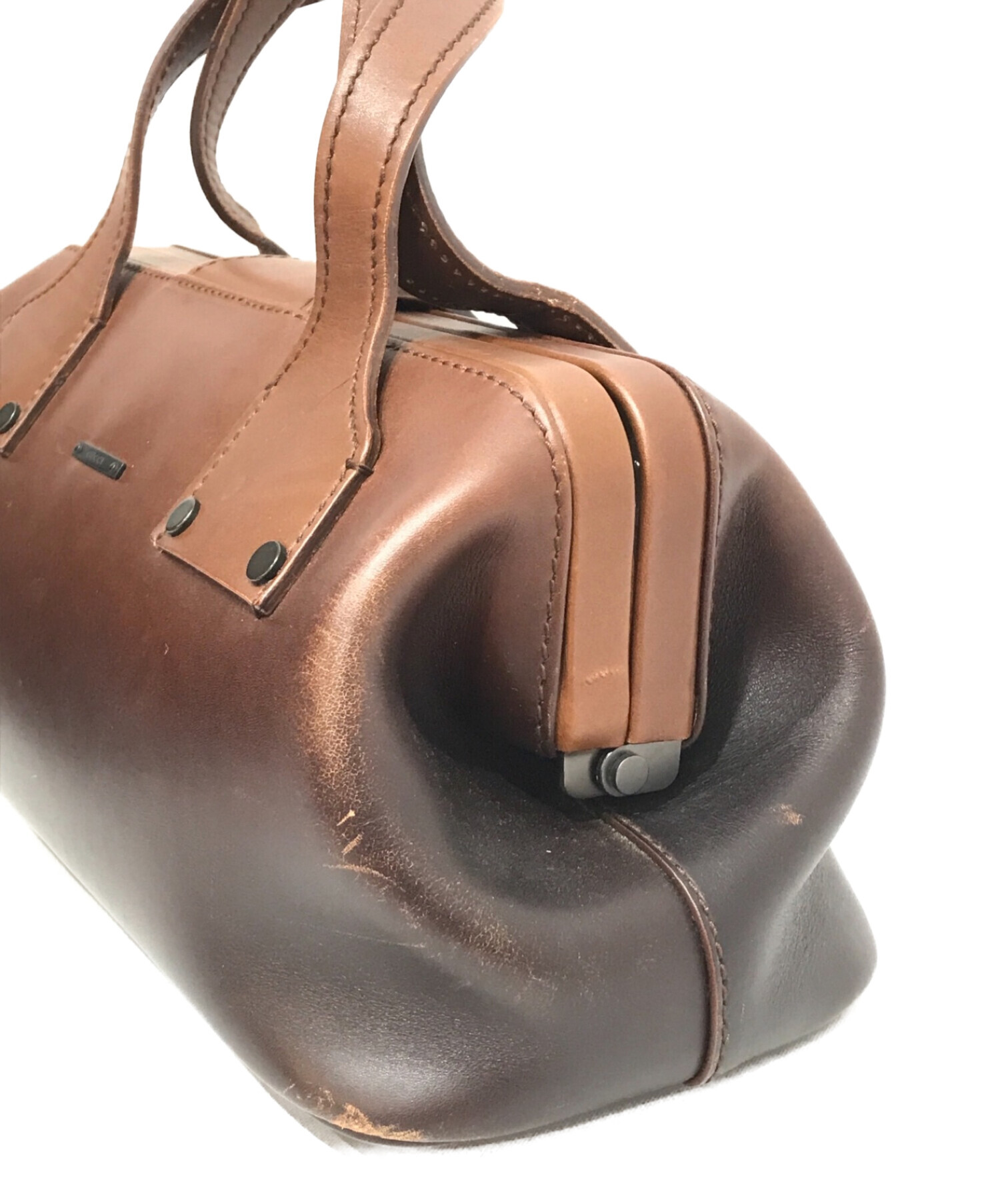 中古・古着通販】GUCCI (グッチ) ドクターズバッグ ブラウン｜ブランド