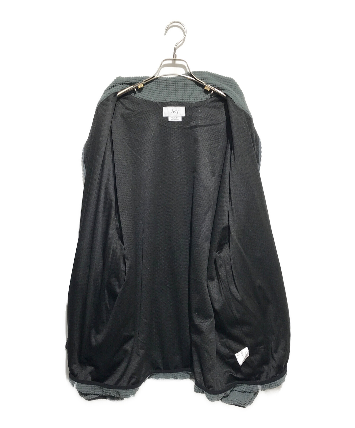 中古・古着通販】Acy (エイシー) FLEECE JACKET グレー サイズ:4