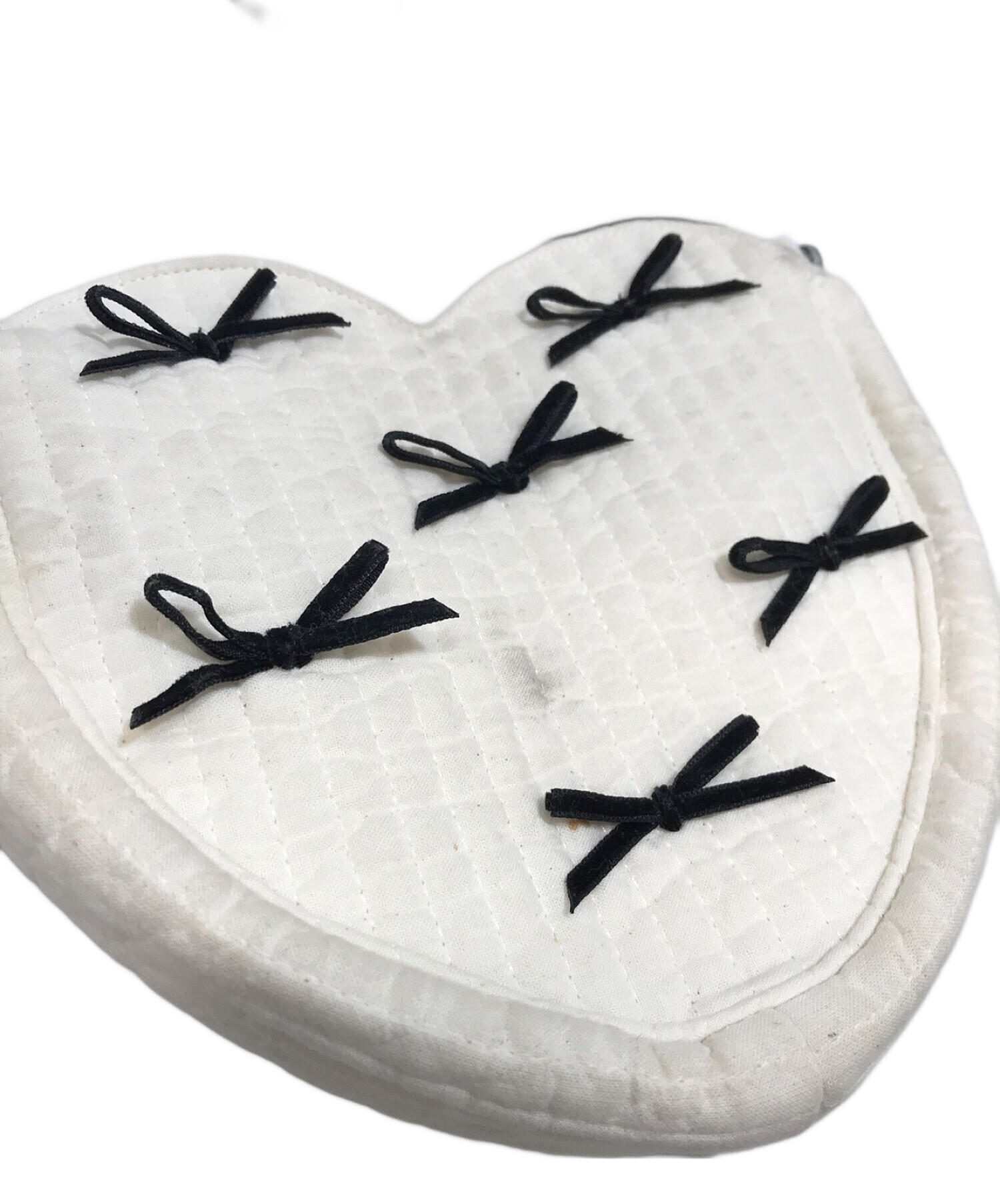 中古・古着通販】Gypsohila (ジプソフィア) ハートバッグ ホワイト