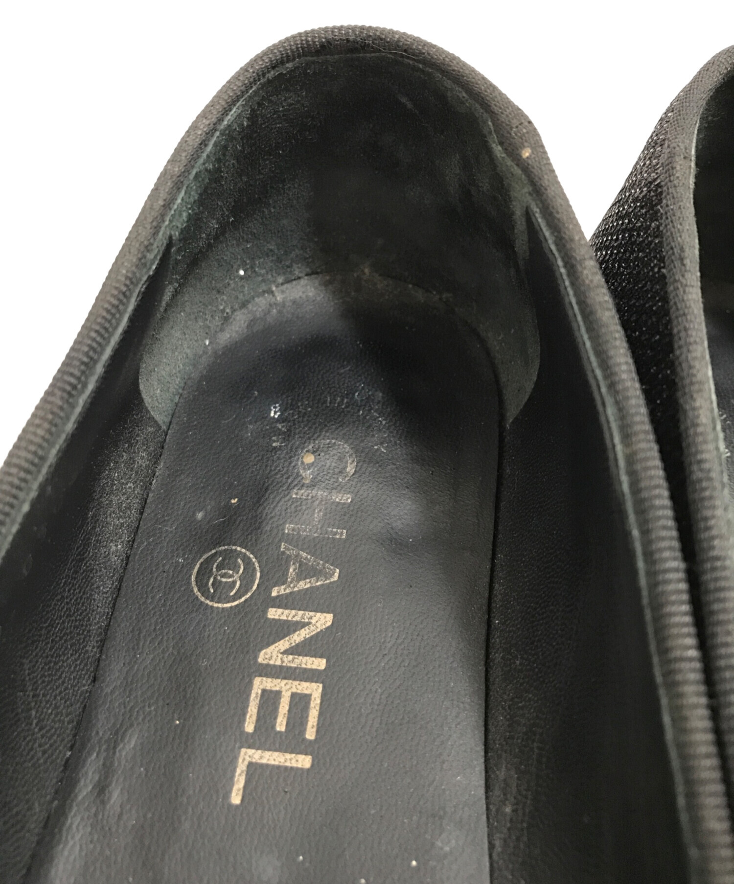 中古・古着通販】CHANEL (シャネル) ラメココマークオペラシューズ