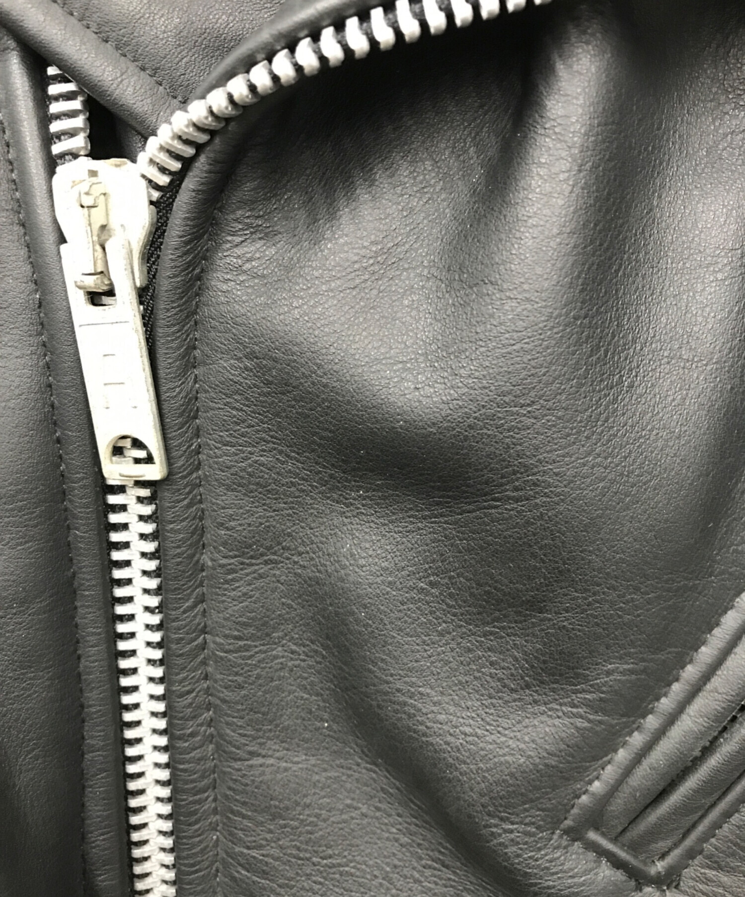 中古・古着通販】666 (666) ライダースジャケット ブラック サイズ:36