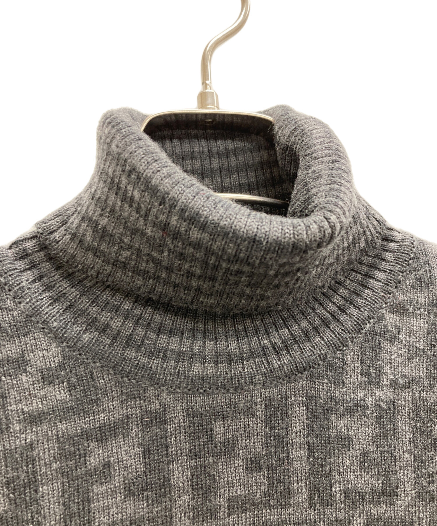 中古・古着通販】FENDI (フェンディ) タートルネックニット グレー