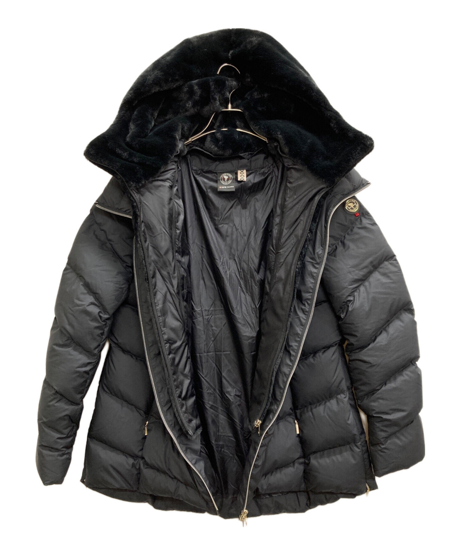 中古・古着通販】CAPE HORN (ケープホーン) ダウンジャケット ブラック