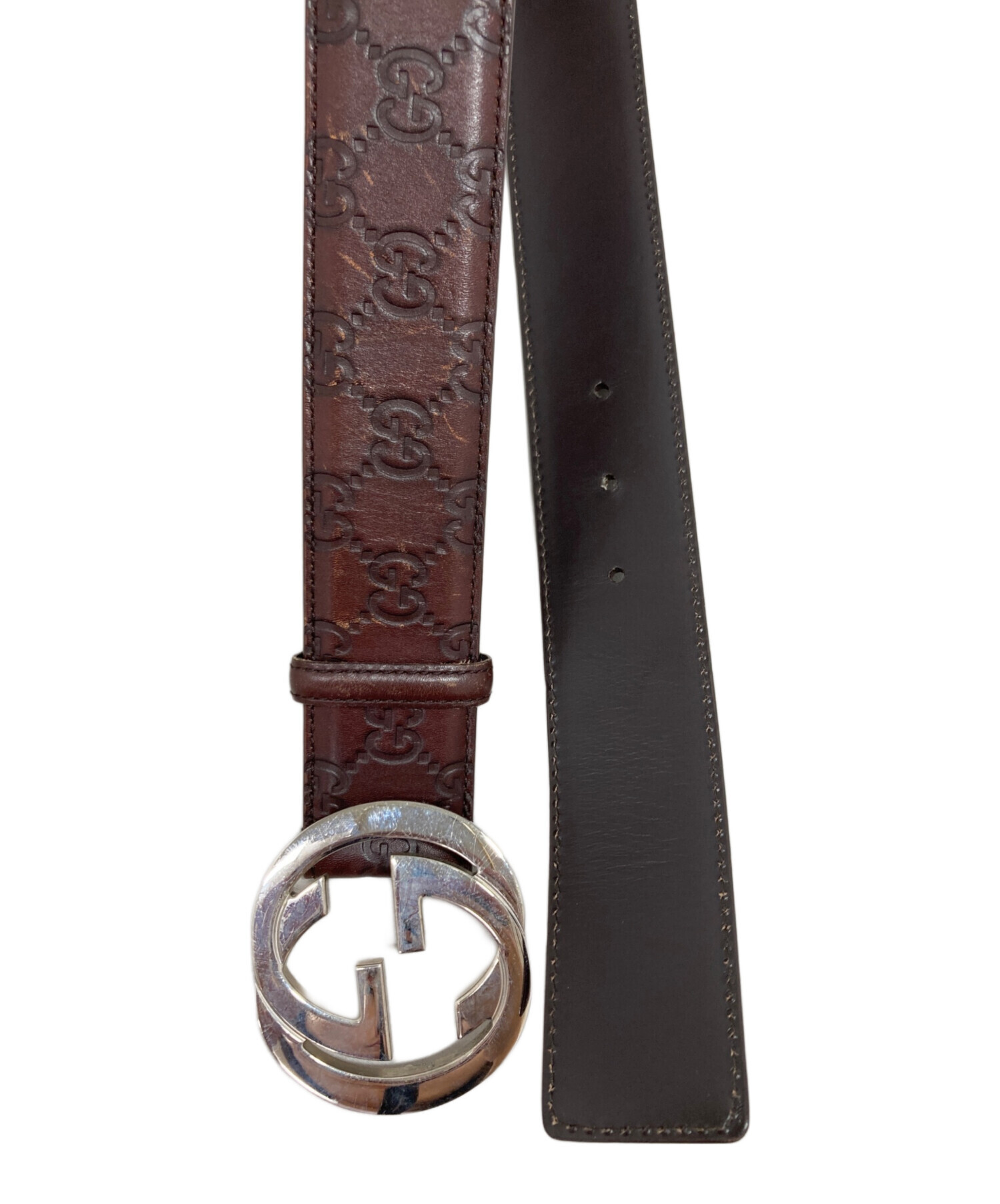 中古・古着通販】GUCCI (グッチ) ベルト ブラウン｜ブランド・古着通販