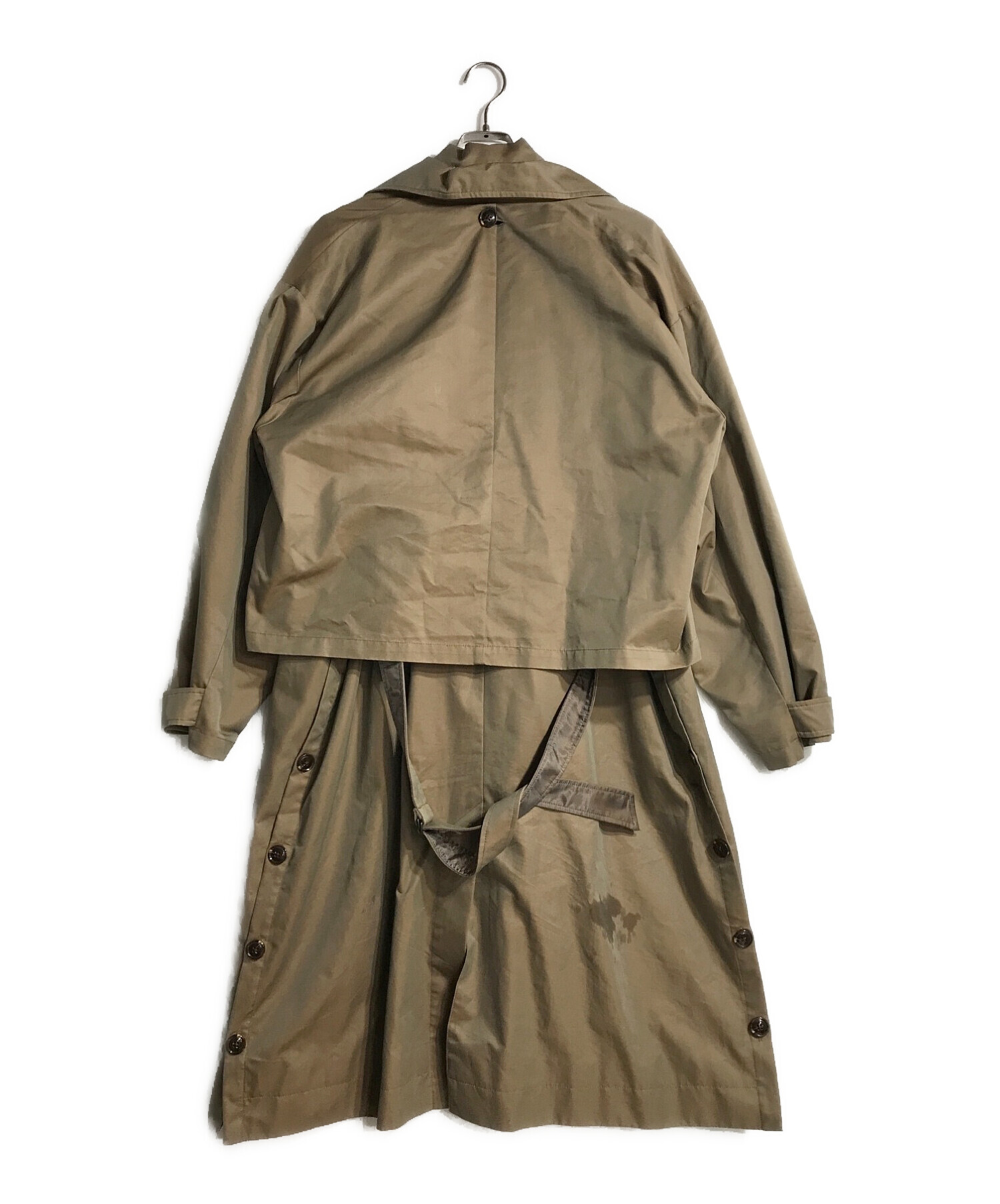 中古・古着通販】kooi (コーイ) 3WAY レイヤードトレンチコート