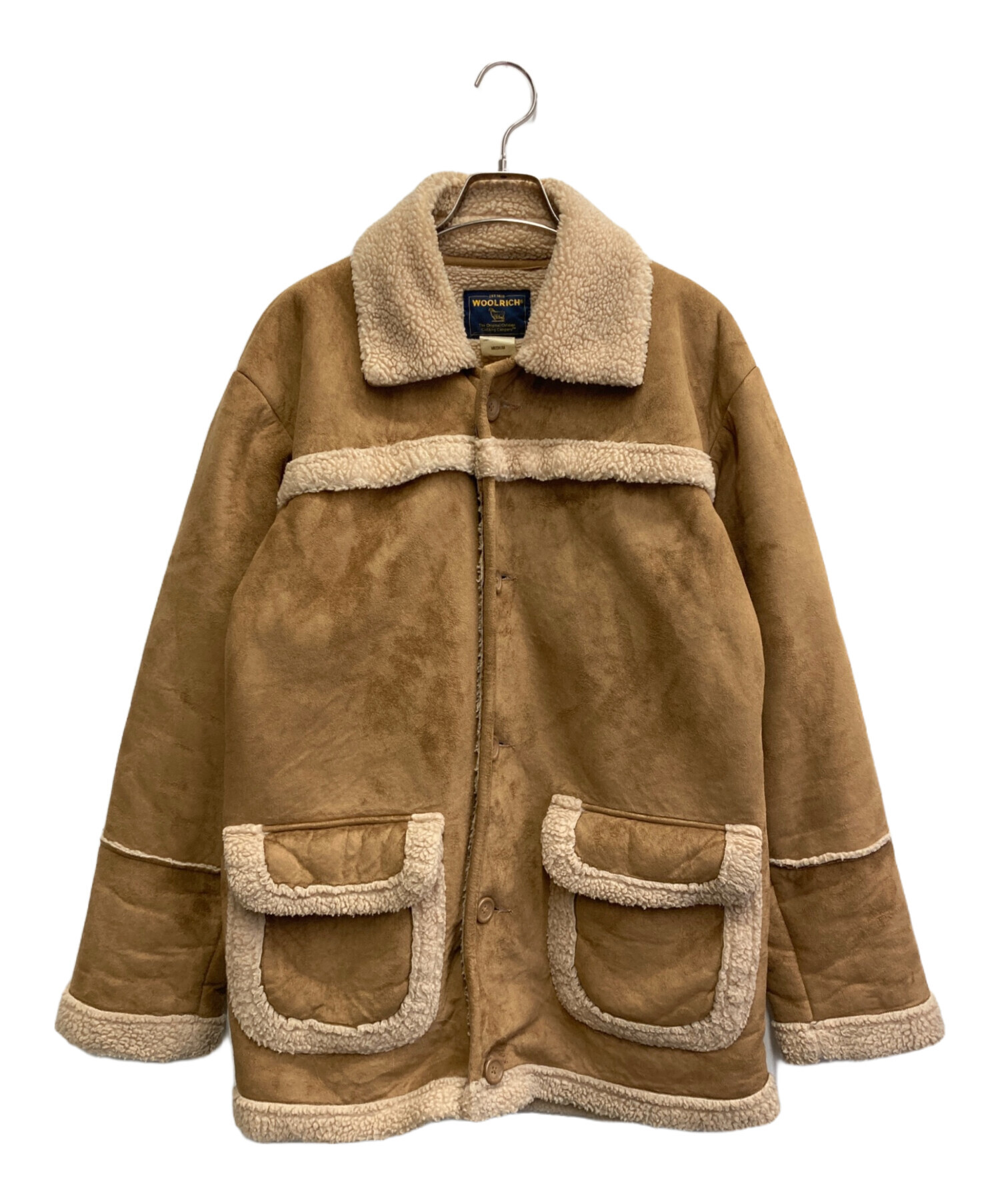 中古・古着通販】WOOLRICH (ウールリッチ) フェイクムートンコート