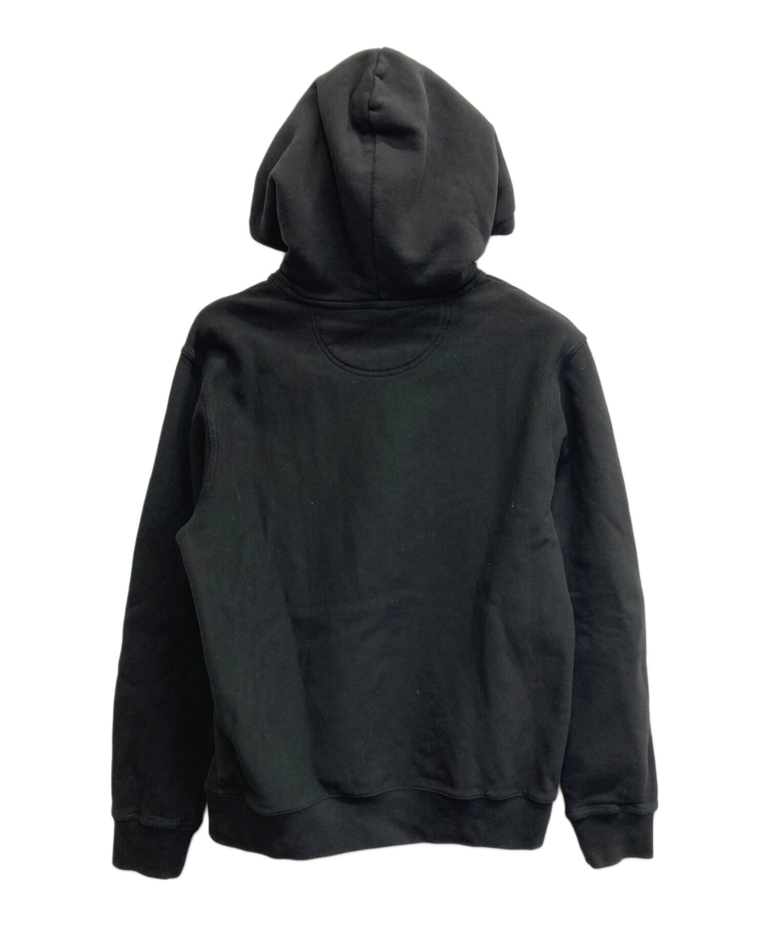 中古・古着通販】stussy (ステューシー) ロゴ刺繍 パーカー ブラック